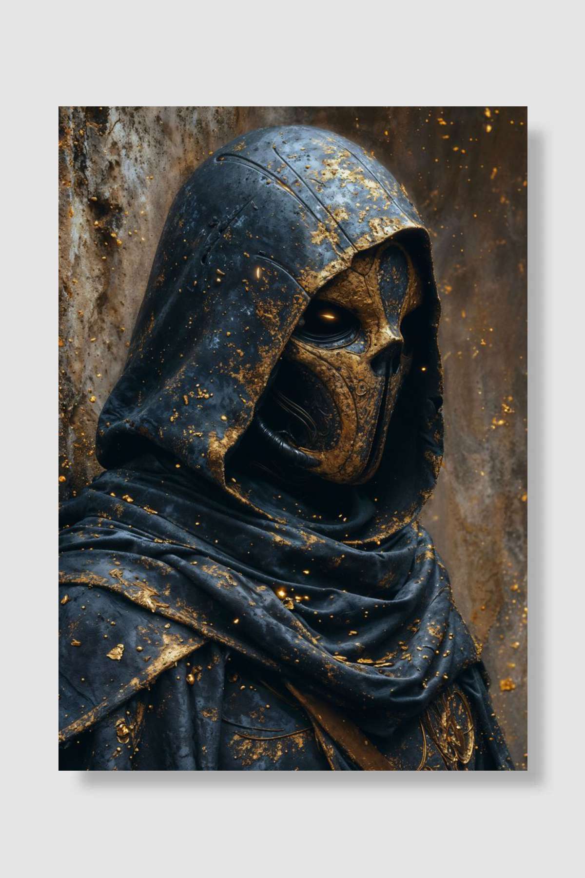 Hoodie Golden Assassin Oyun Poster Çerçevesiz Yüksek Kalite Oyun Afiş Duvar Poster