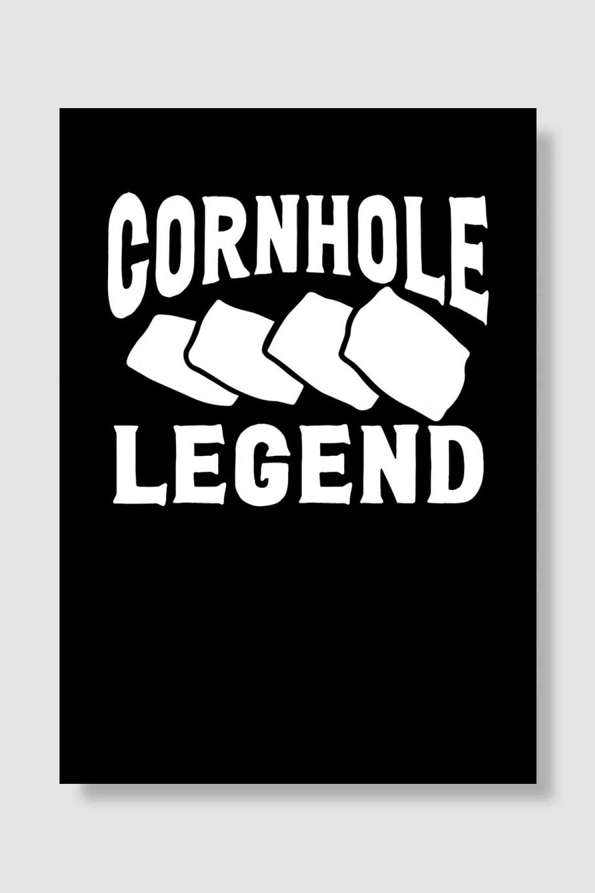 Cornhole legend Oyun Poster Çerçevesiz Yüksek Kalite Oyun Afiş Duvar Poster