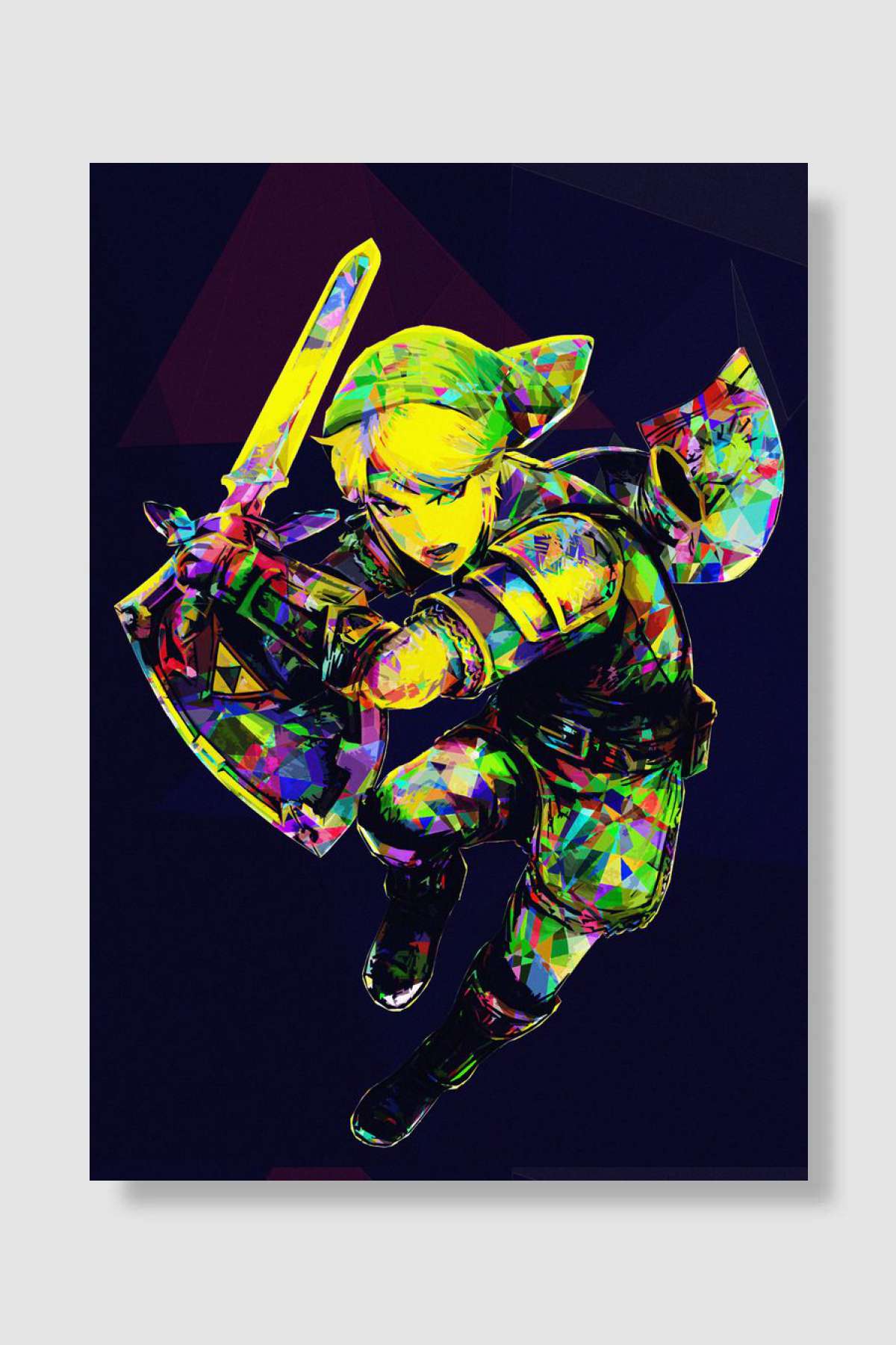 Link Oyun Poster Çerçevesiz Yüksek Kalite Oyun Afiş Duvar Poster