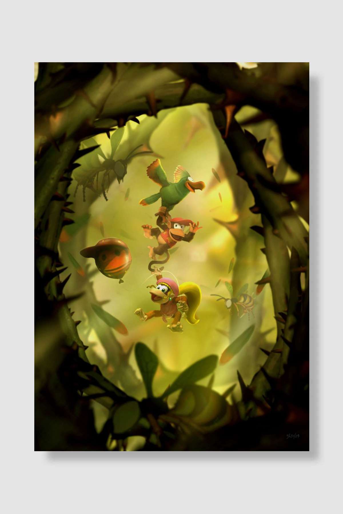 Lost in the brambles Oyun Poster Çerçevesiz Yüksek Kalite Oyun Afiş Duvar Poster