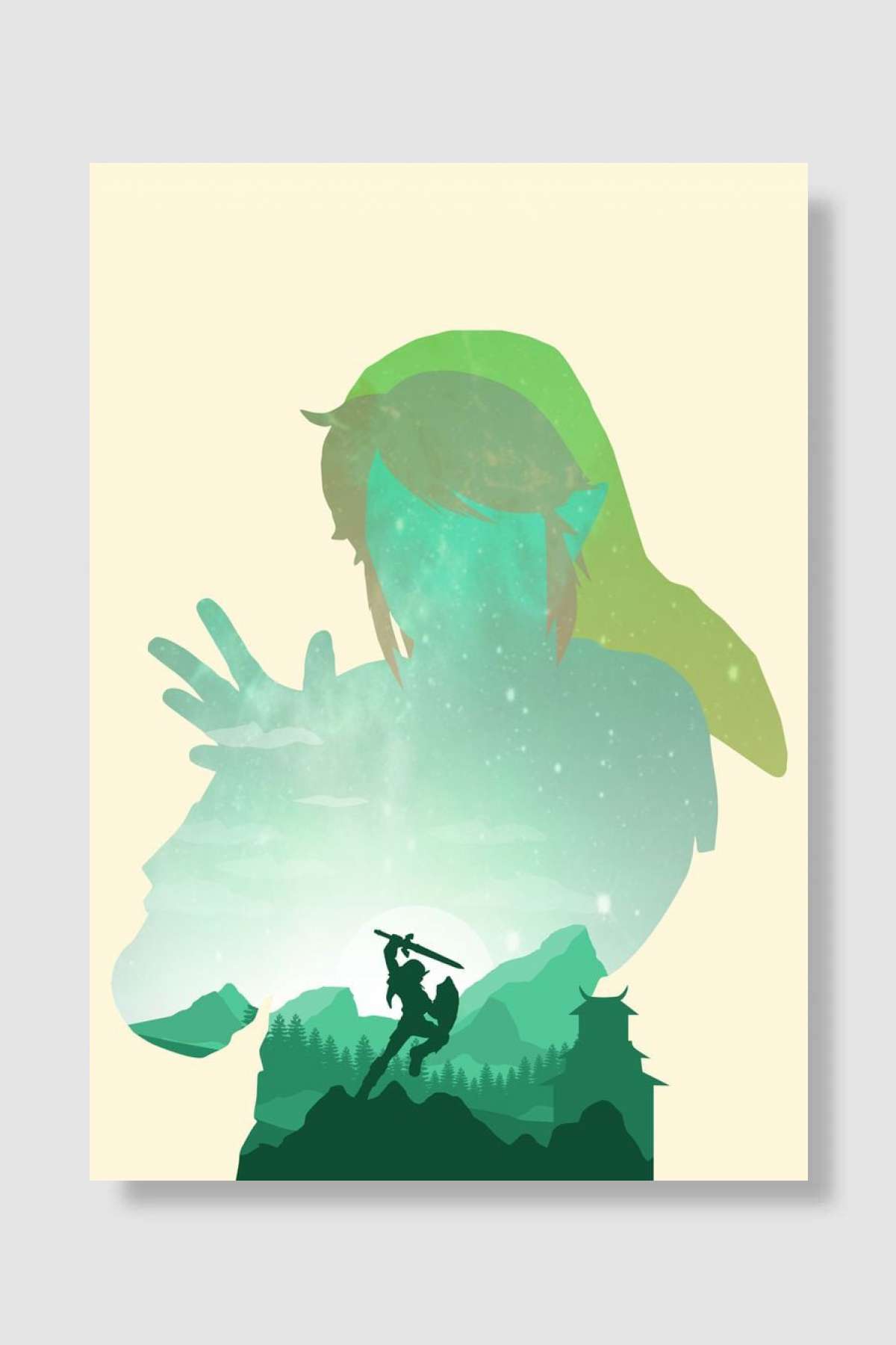 Zelda Oyun Poster Çerçevesiz Yüksek Kalite Oyun Afiş Duvar Poster