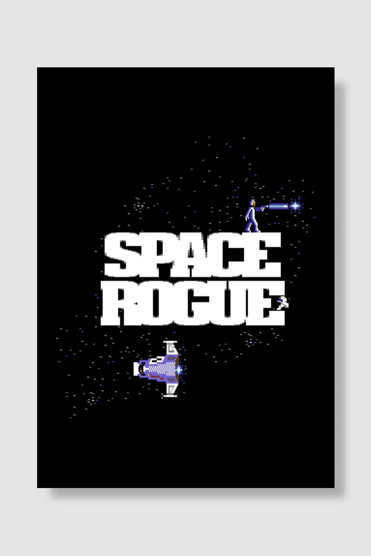 Space Rogue Oyun Poster Çerçevesiz Yüksek Kalite Oyun Afiş Duvar Poster