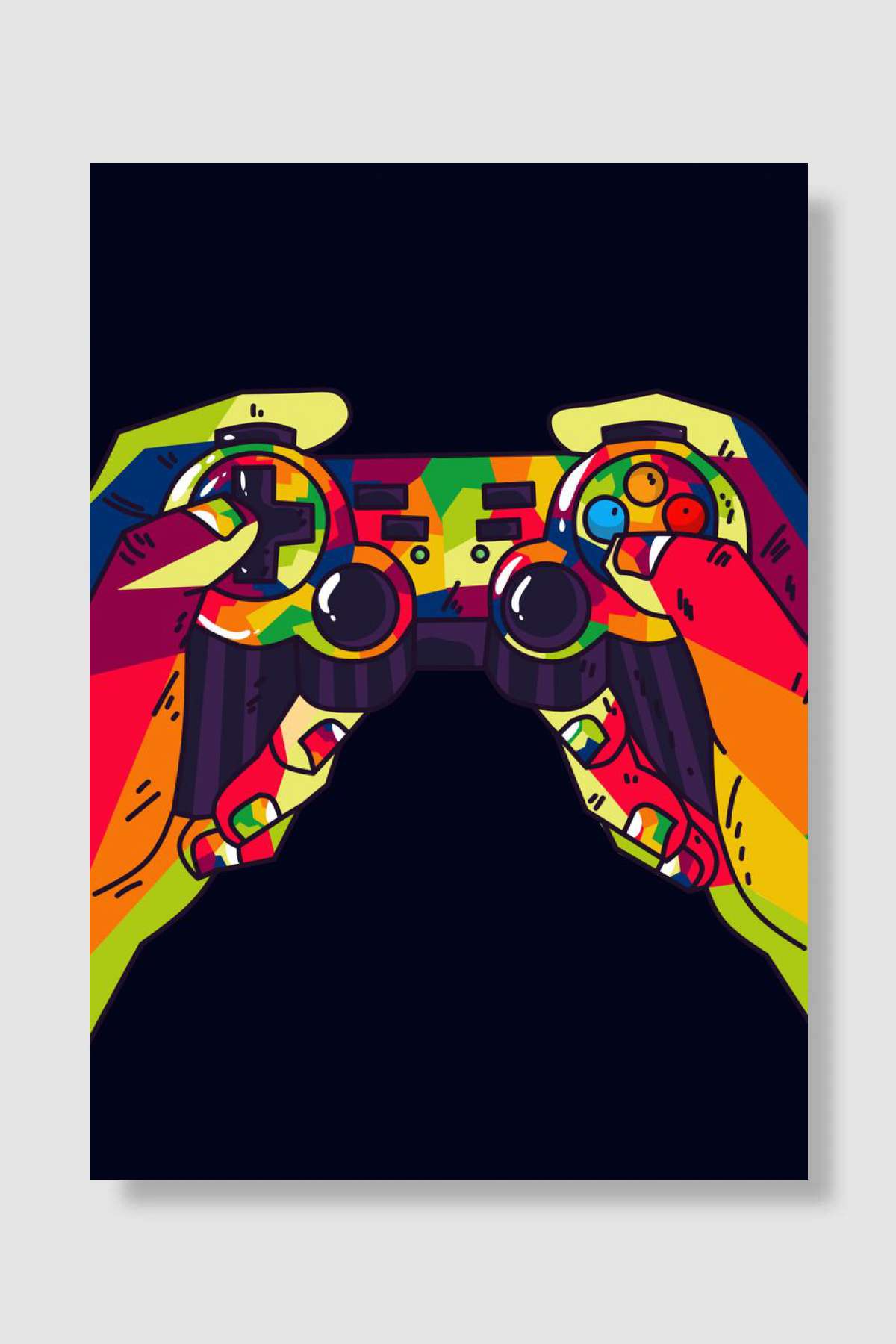 games playstation popart Oyun Poster Çerçevesiz Yüksek Kalite Oyun Afiş Duvar Poster - En İyi Fiyatlarla