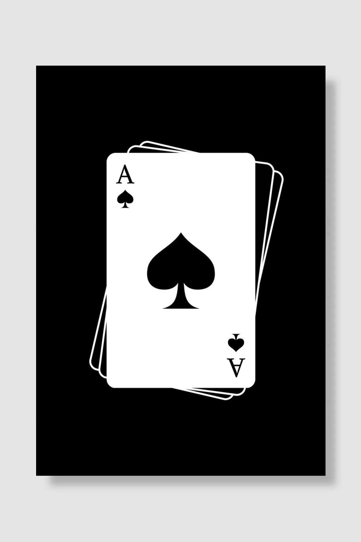AS Card Oyun Poster Çerçevesiz Yüksek Kalite Oyun Afiş Duvar Poster