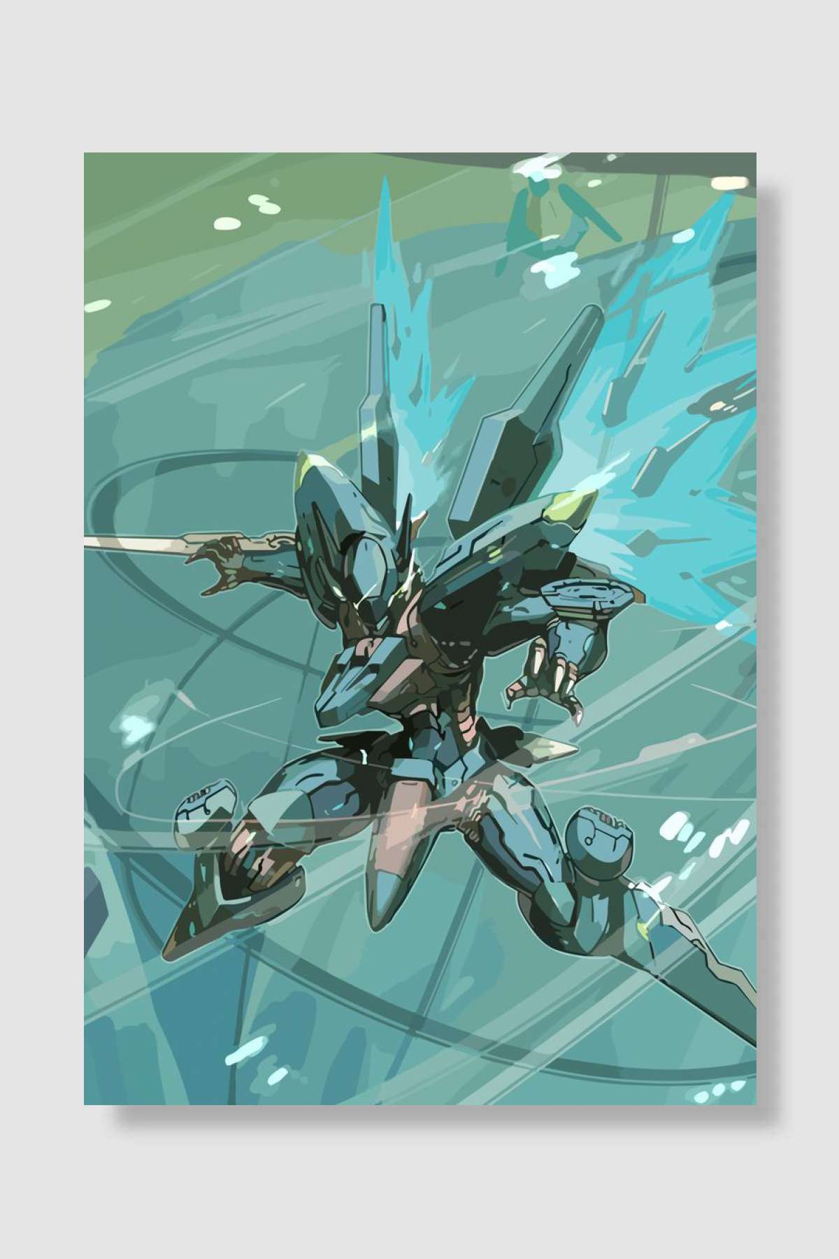 Zone of the Enders Oyun Poster Çerçevesiz Yüksek Kalite Oyun Afiş Duvar Poster
