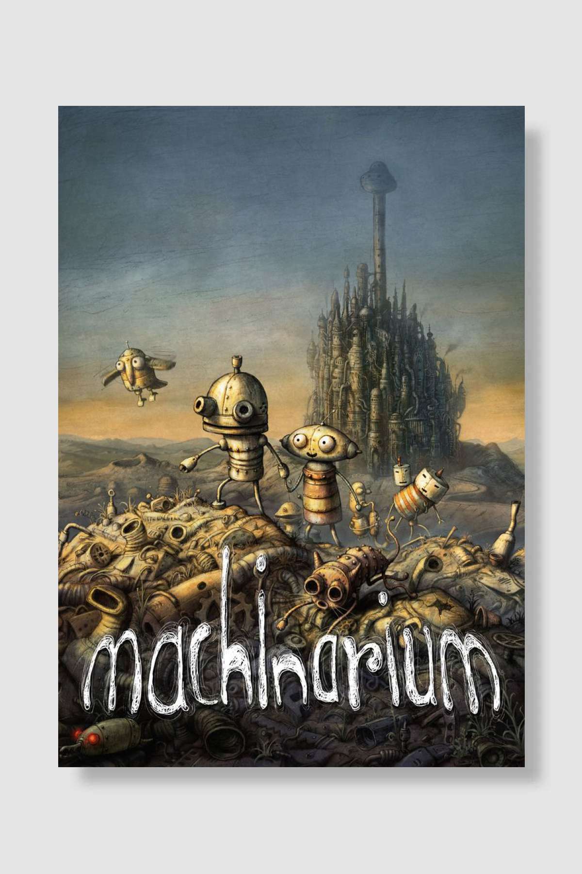 Machinarium Oyun Poster Çerçevesiz Yüksek Kalite Oyun Afiş Duvar Poster