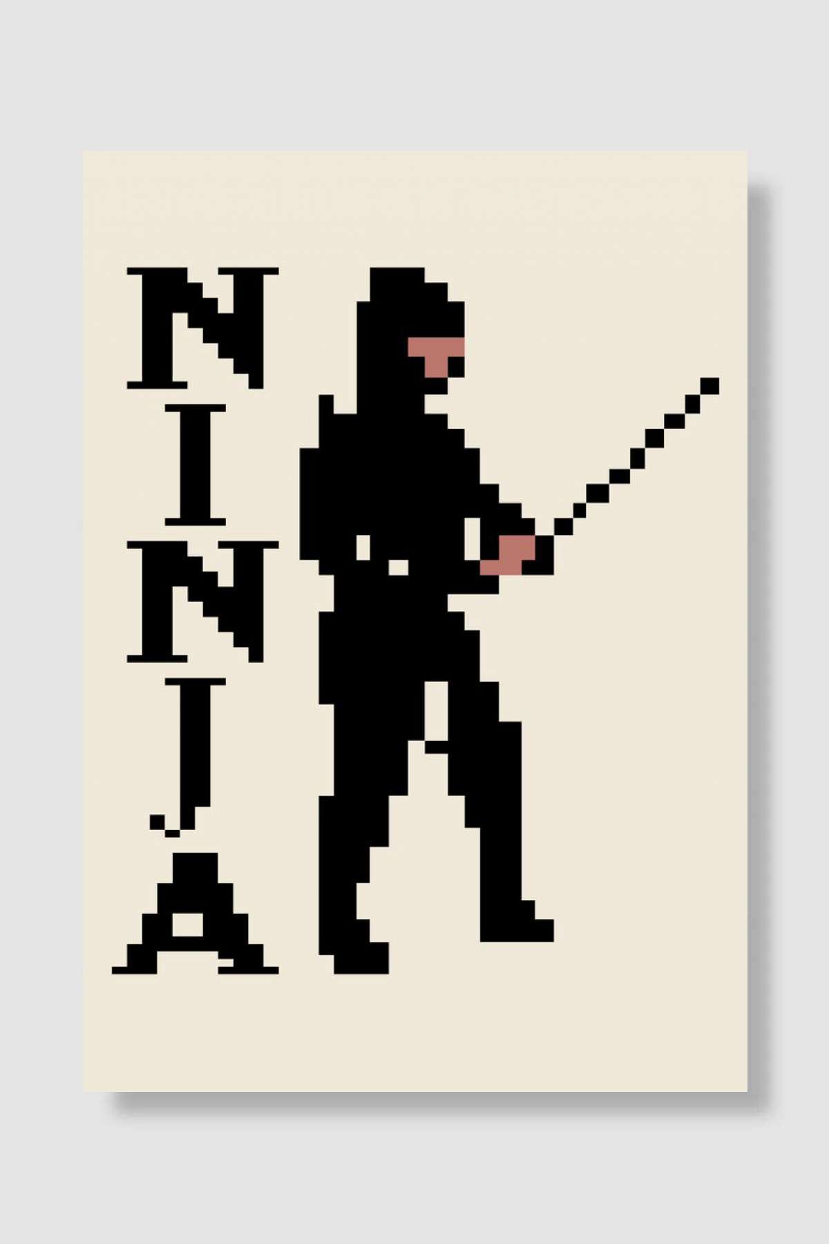 The Last Ninja Oyun Poster Çerçevesiz Yüksek Kalite Oyun Afiş Duvar Poster