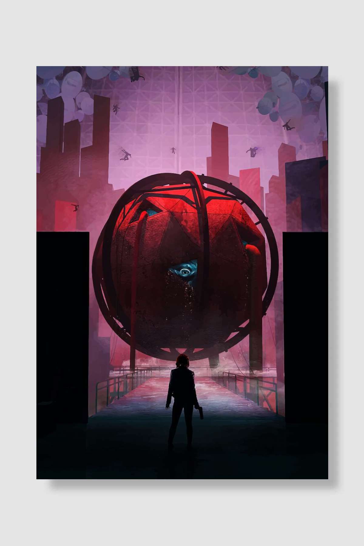 control Oyun Poster Çerçevesiz Yüksek Kalite Oyun Afiş Duvar Poster