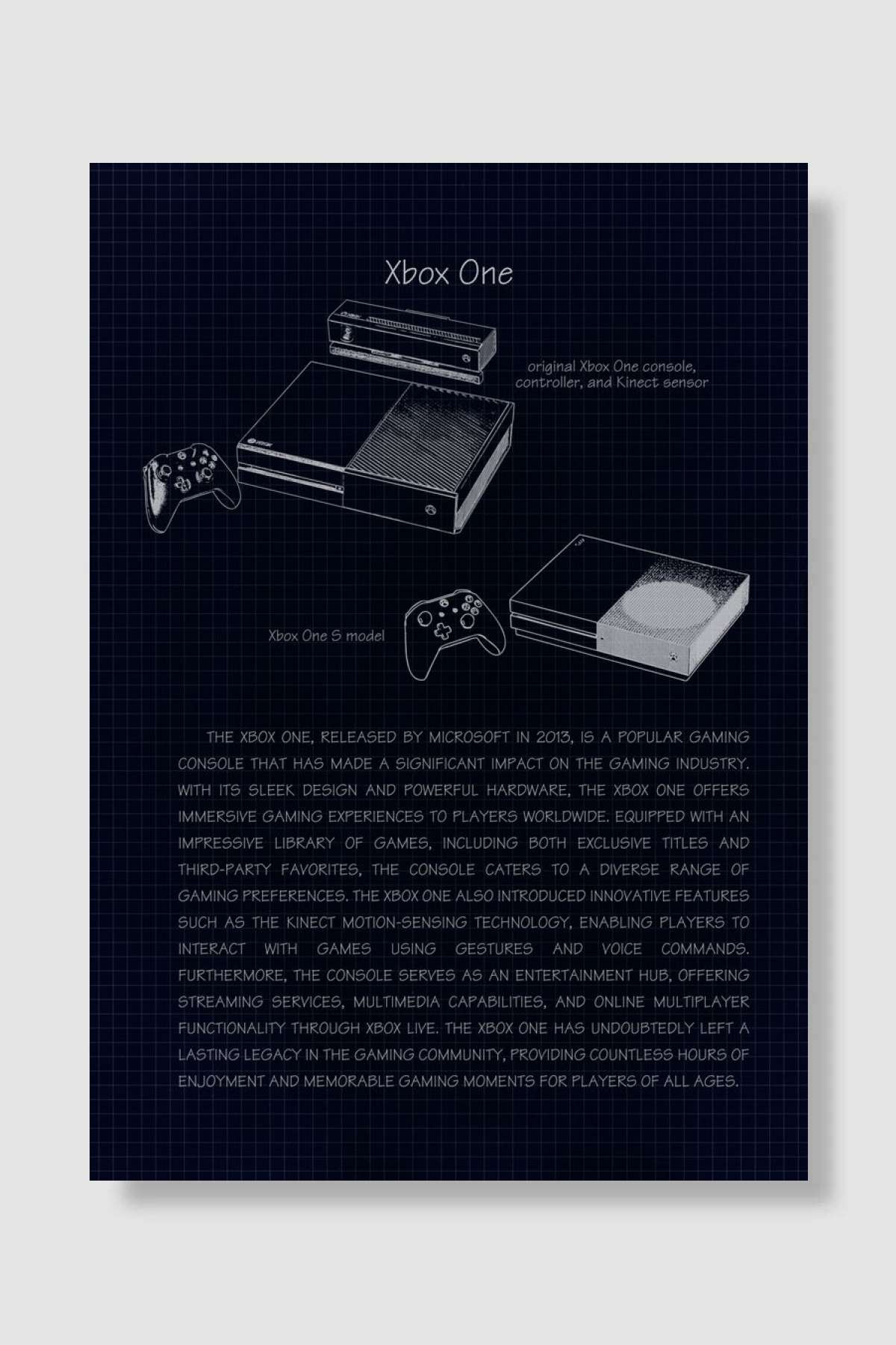 Xbox One Oyun Poster Çerçevesiz Yüksek Kalite Oyun Afiş Duvar Poster