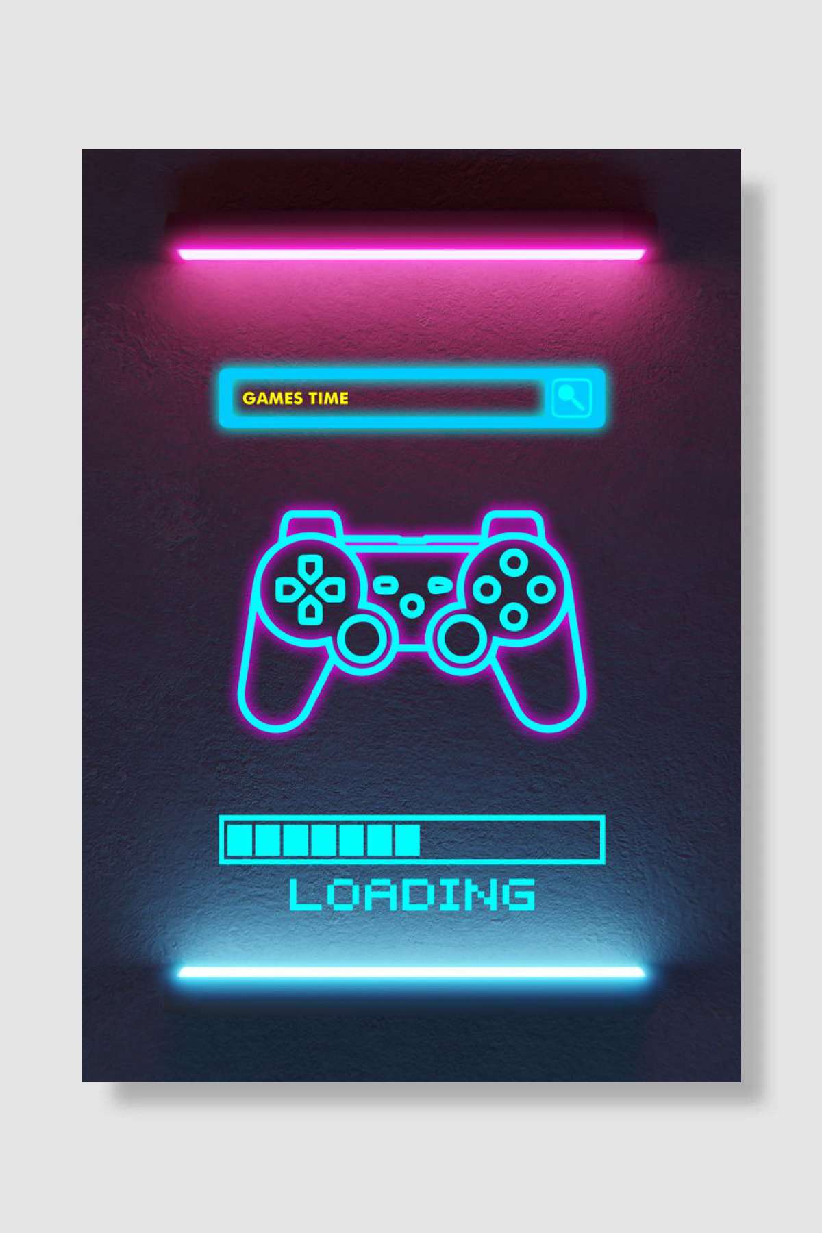 Game Time Oyun Poster Çerçevesiz Yüksek Kalite Oyun Afiş Duvar Poster