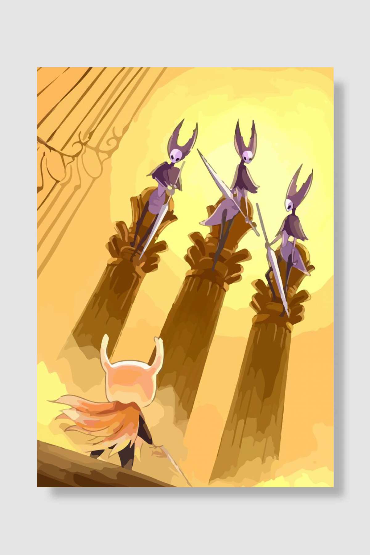 hollow knight Oyun Poster Çerçevesiz Yüksek Kalite Oyun Afiş Duvar Poster