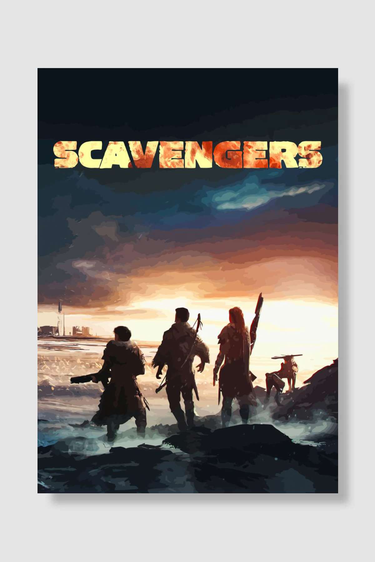 Scavengers Oyun Poster Çerçevesiz Yüksek Kalite Oyun Afiş Duvar Poster