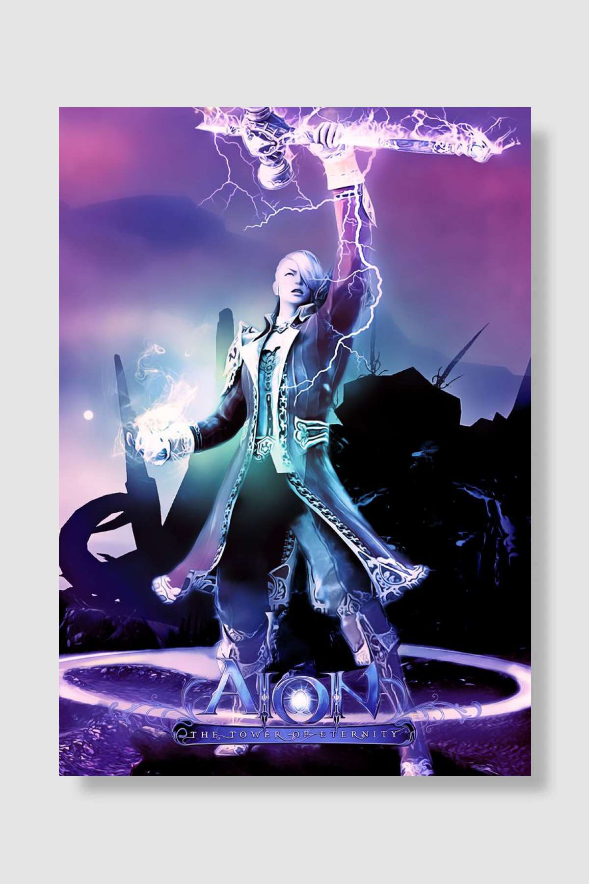 Aion video game Oyun Poster Çerçevesiz Yüksek Kalite Oyun Afiş Duvar Poster