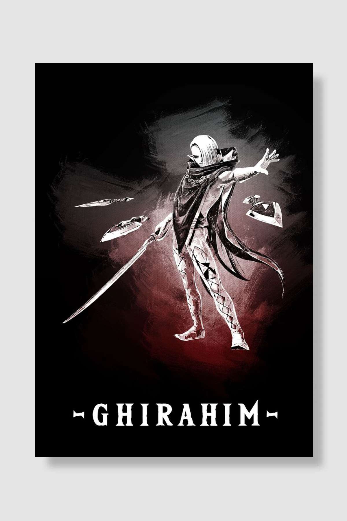 Ghirahim Oyun Poster Çerçevesiz Yüksek Kalite Oyun Afiş Duvar Poster