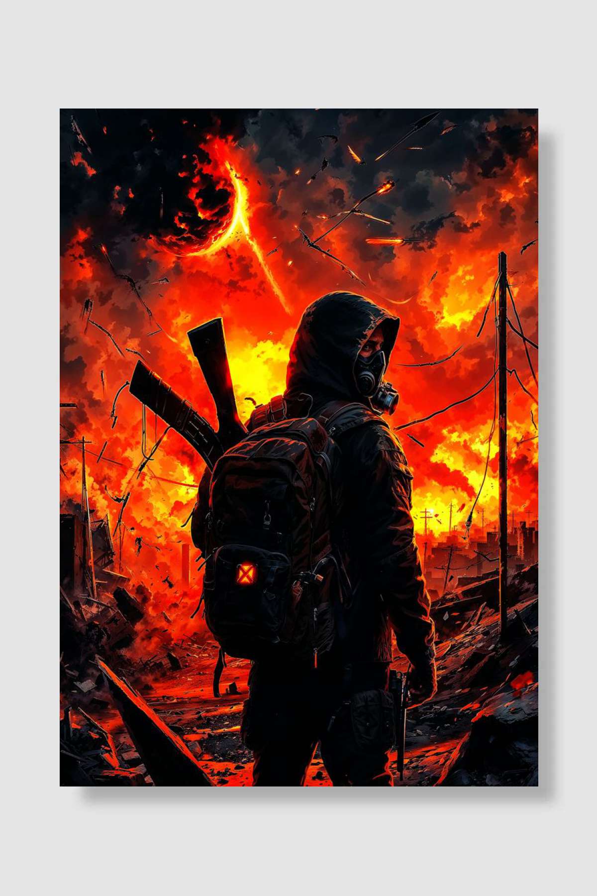 landscapes game play Oyun Poster Çerçevesiz Yüksek Kalite Oyun Afiş Duvar Poster