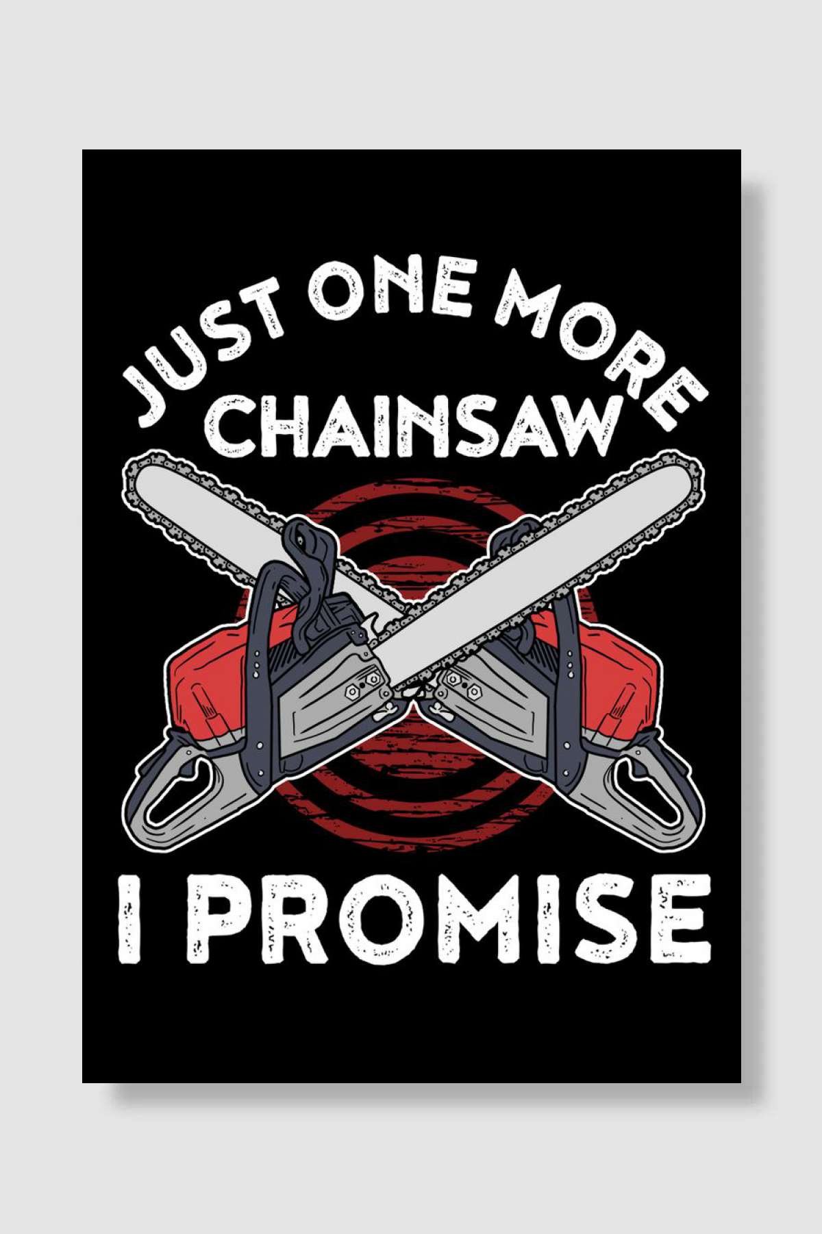 Woodworking men Chainsaw Oyun Poster Çerçevesiz Yüksek Kalite Oyun Afiş Duvar Poster