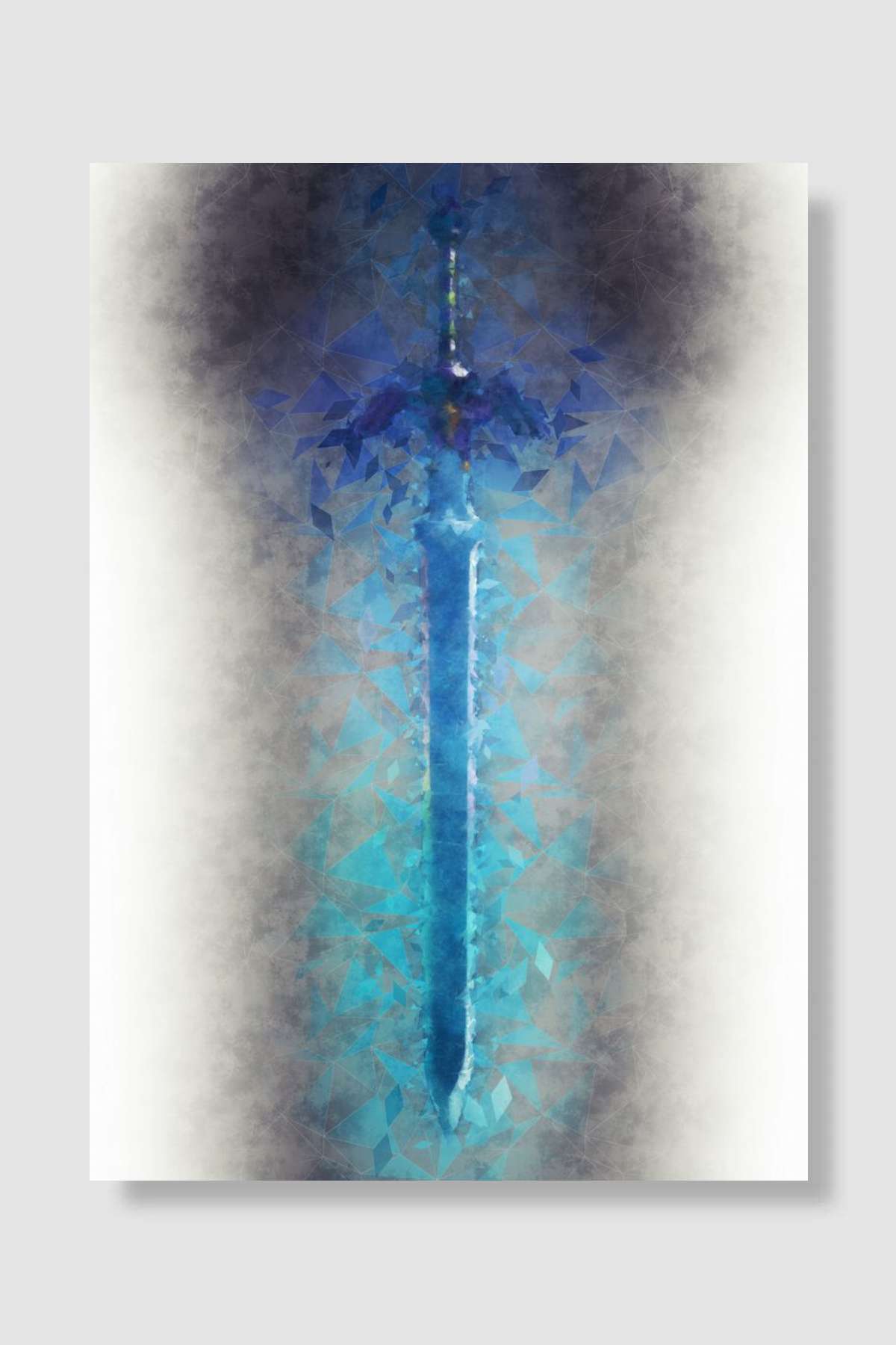 Master Sword Zelda Oyun Poster Çerçevesiz Yüksek Kalite Oyun Afiş Duvar Poster