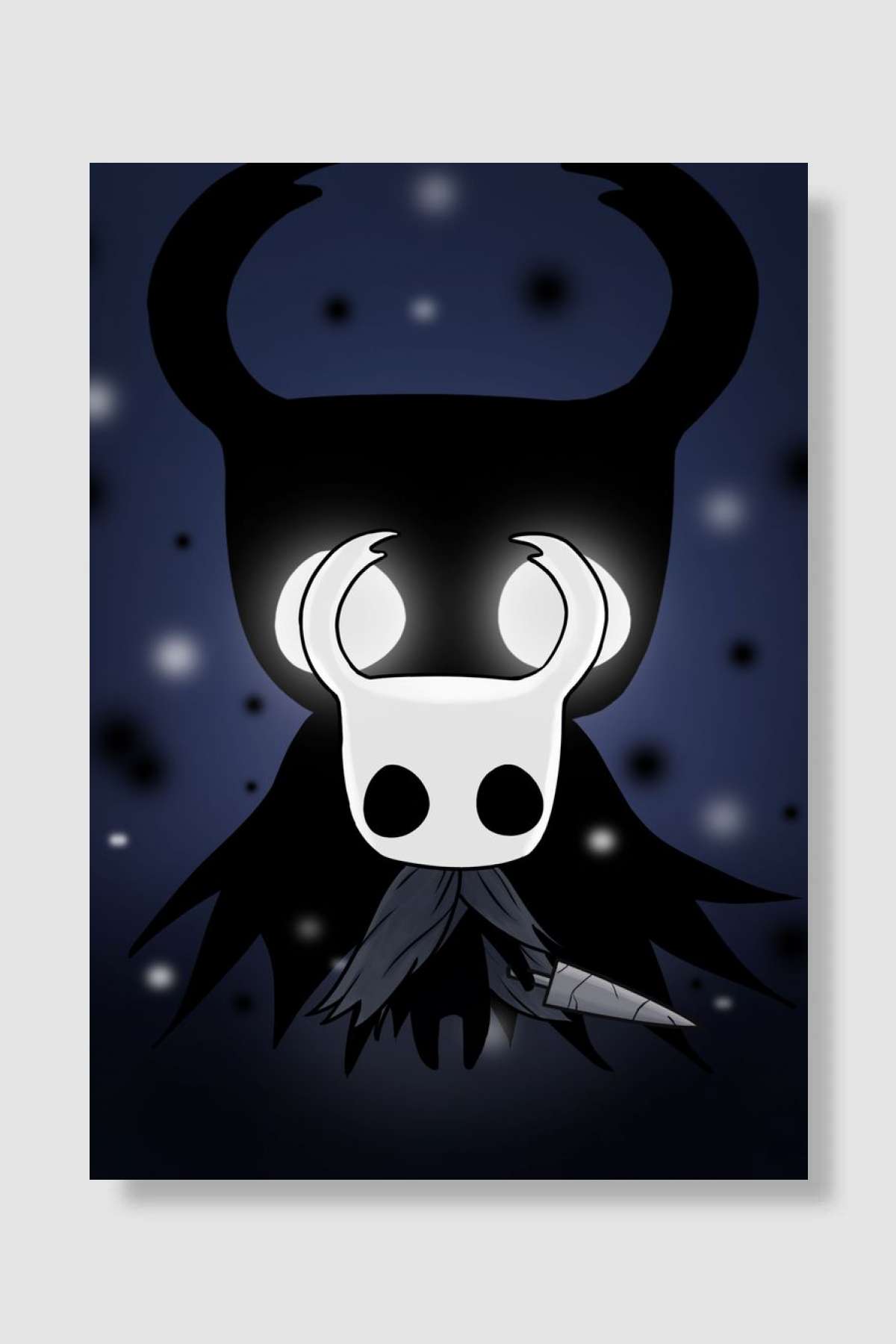 Hollow Knight Fanart Oyun Poster Çerçevesiz Yüksek Kalite Oyun Afiş Duvar Poster