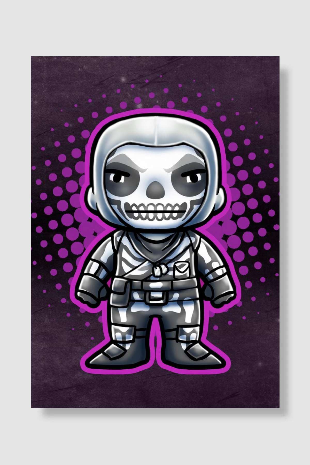 Skull Soldier Oyun Poster Çerçevesiz Yüksek Kalite Oyun Afiş Duvar Poster