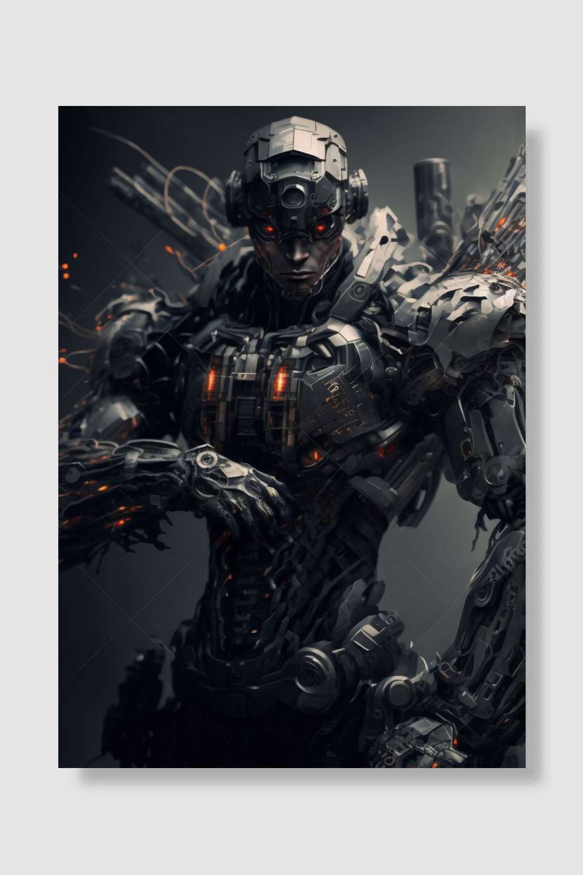 Future police Oyun Poster Çerçevesiz Yüksek Kalite Oyun Afiş Duvar Poster