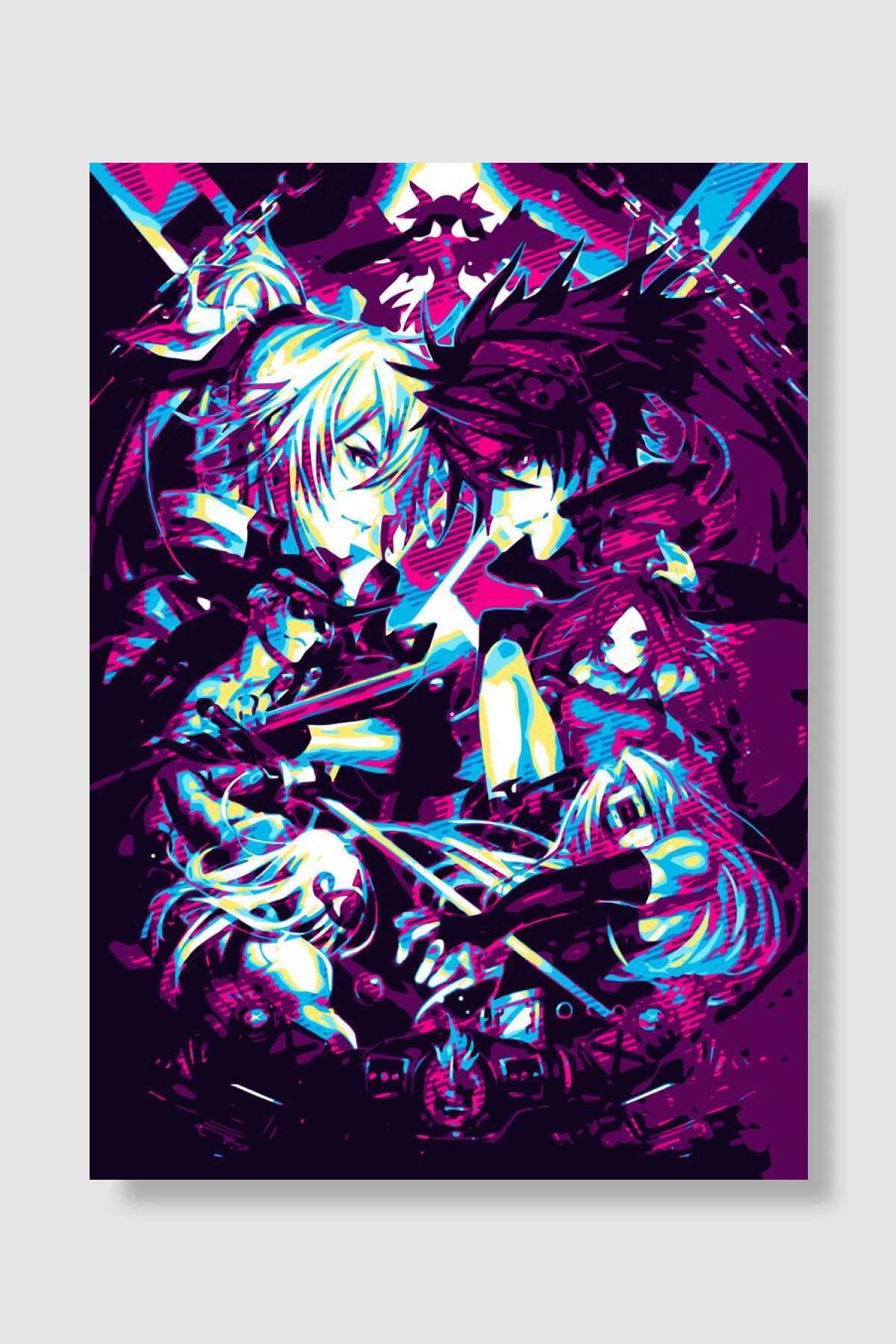 Guilty Gear Strive V8 Oyun Poster Çerçevesiz Yüksek Kalite Oyun Afiş Duvar Poster