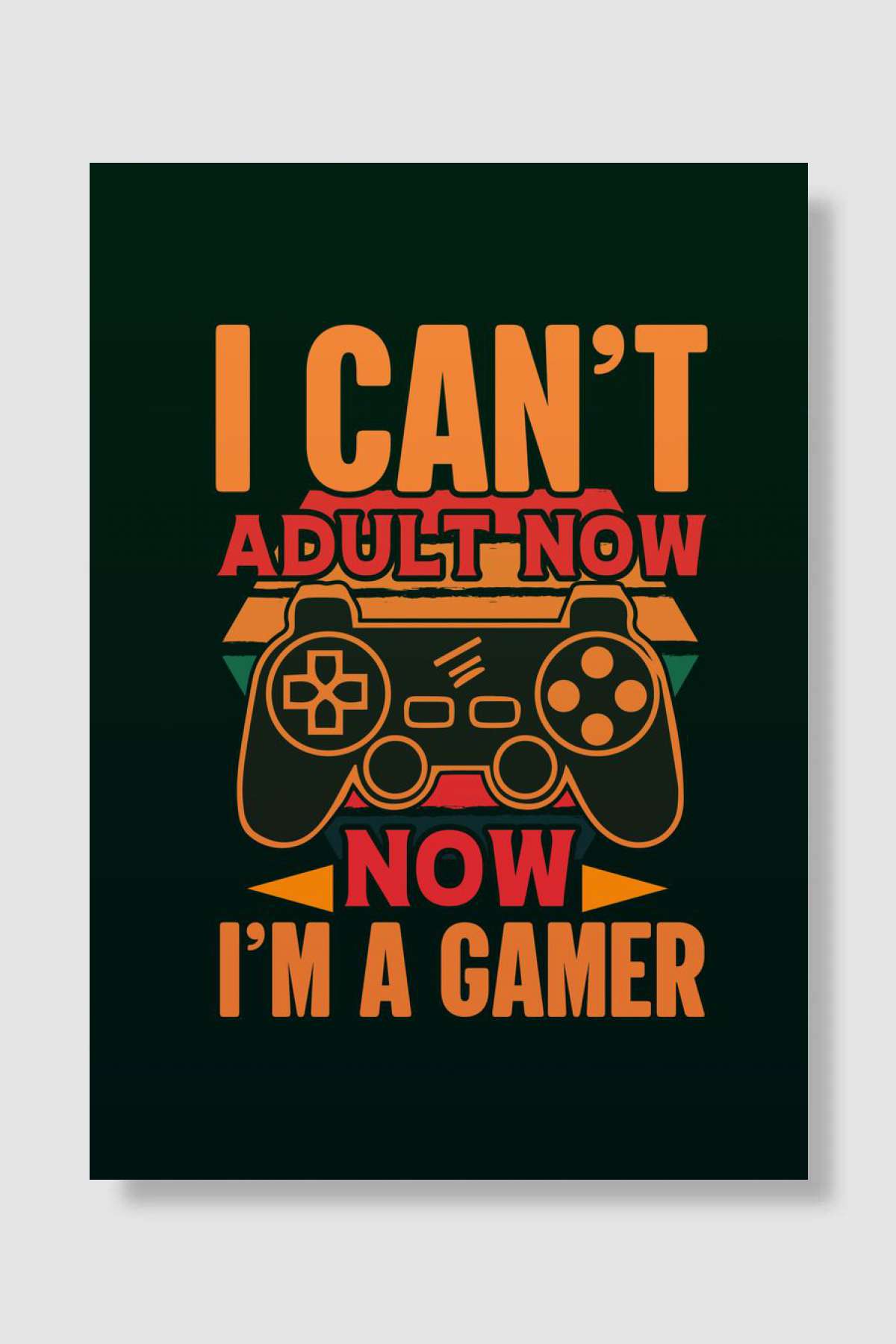 gaming gamer quotes quote Oyun Poster Çerçevesiz Yüksek Kalite Oyun Afiş Duvar Poster