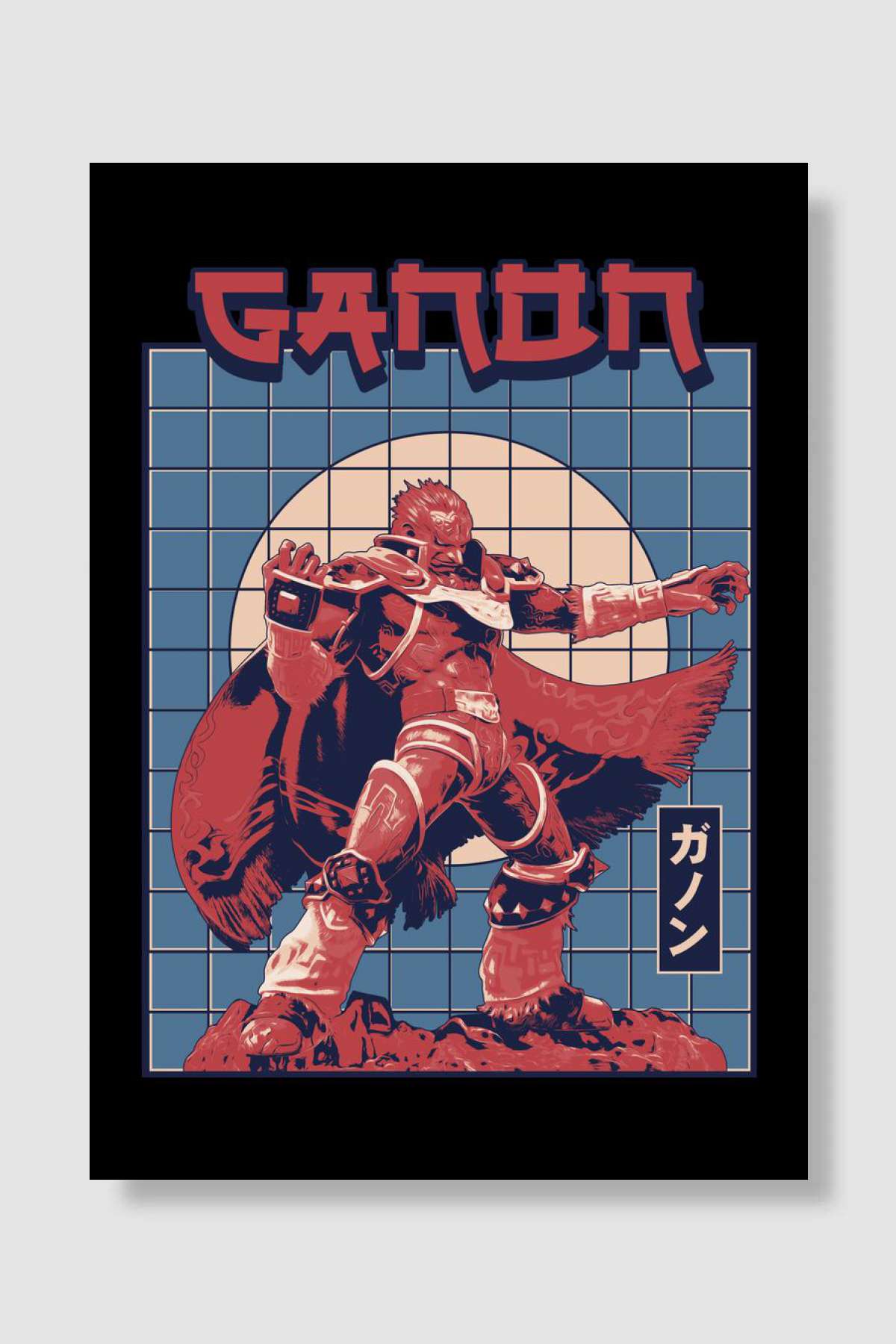 Dark Lord of Ganondorf Oyun Poster Çerçevesiz Yüksek Kalite Oyun Afiş Duvar Poster