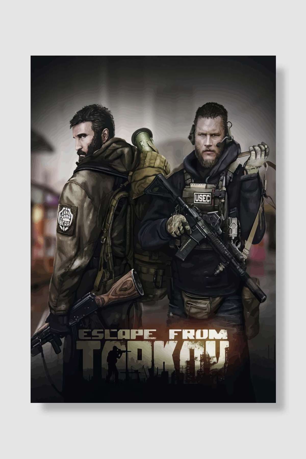 escape from tarkov Oyun Poster Çerçevesiz Yüksek Kalite Oyun Afiş Duvar Poster