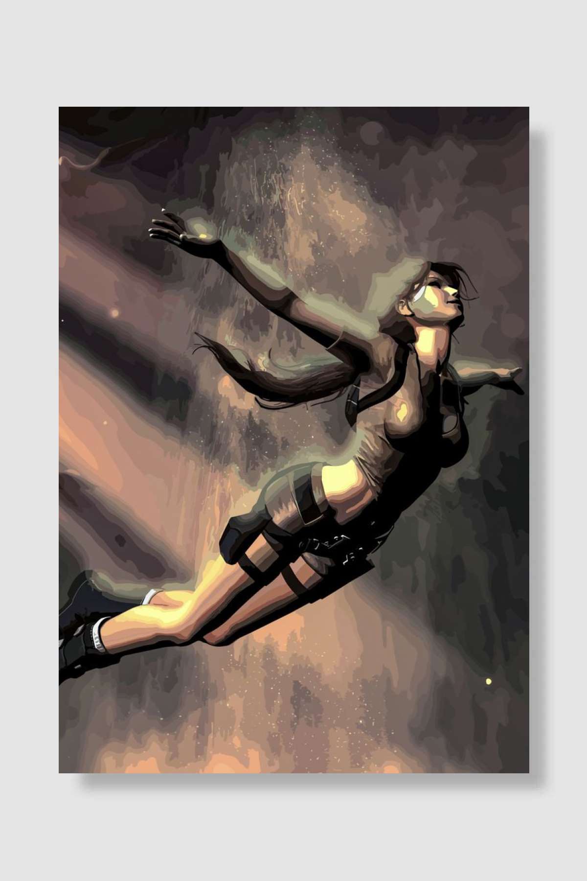 Lara croft Oyun Poster Çerçevesiz Yüksek Kalite Oyun Afiş Duvar Poster - En İyi Fiyatlarla