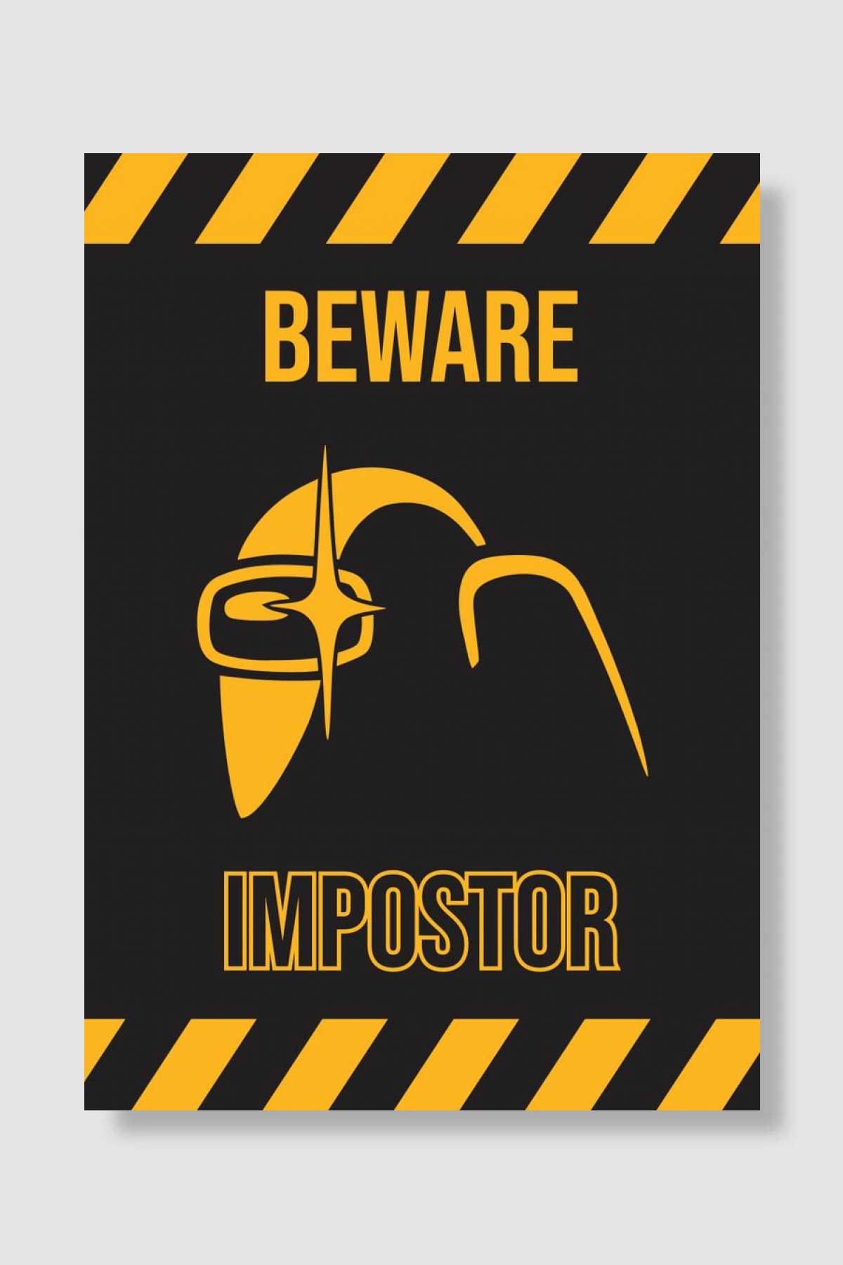 Beware impostor Oyun Poster Çerçevesiz Yüksek Kalite Oyun Afiş Duvar Poster