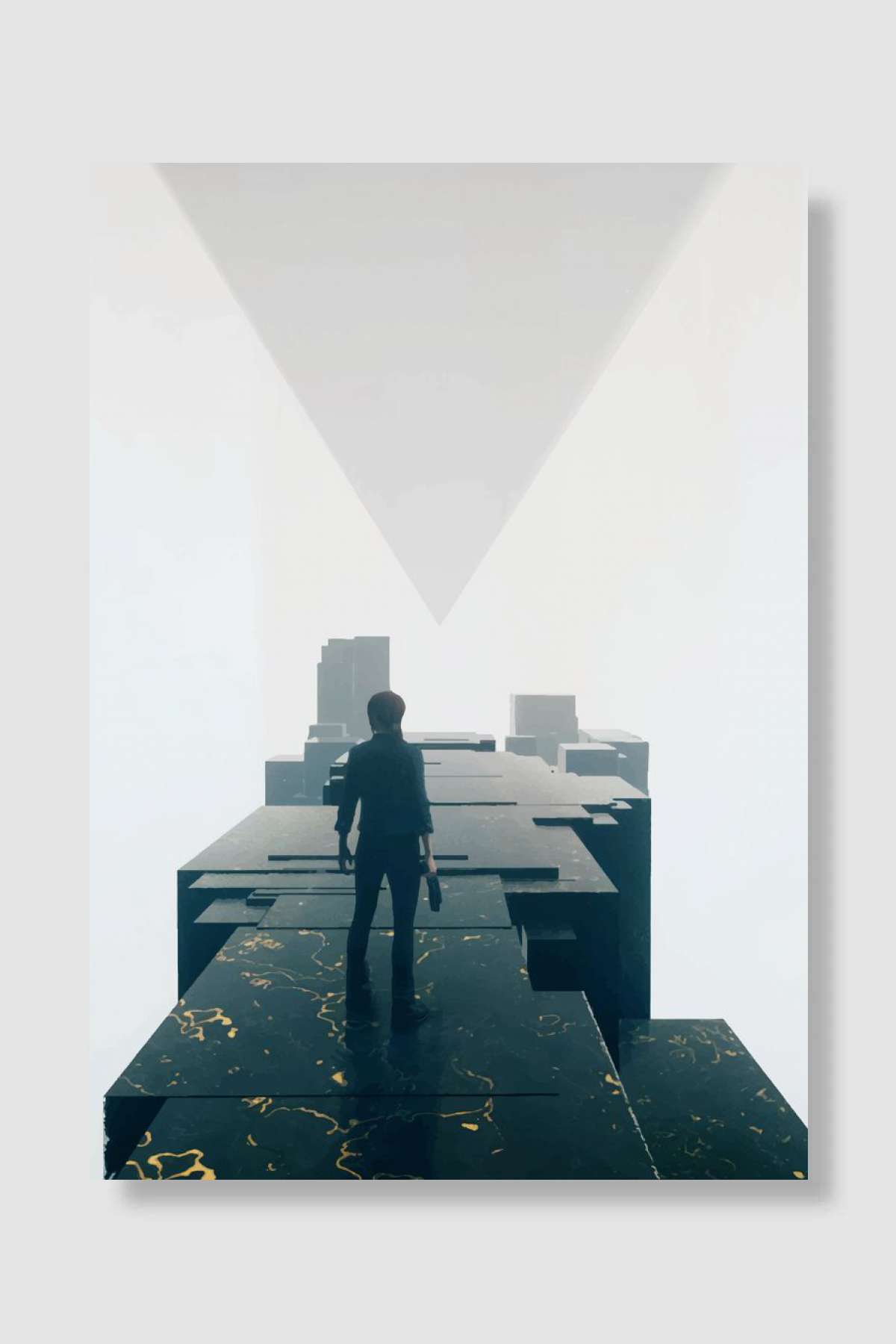 CONTROL Oyun Poster Çerçevesiz Yüksek Kalite Oyun Afiş Duvar Poster