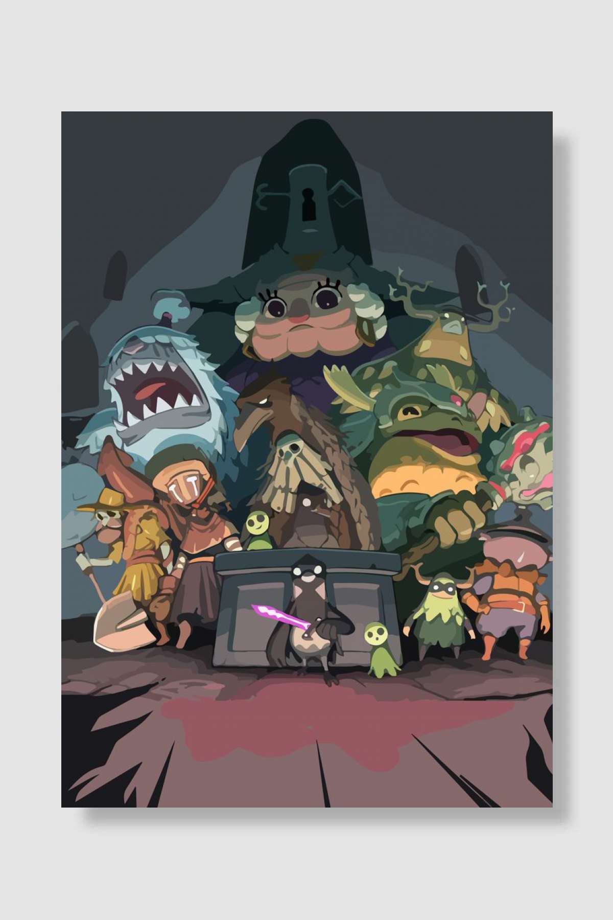 Death's Door Oyun Poster Çerçevesiz Yüksek Kalite Oyun Afiş Duvar Poster - En İyi Fiyatlarla