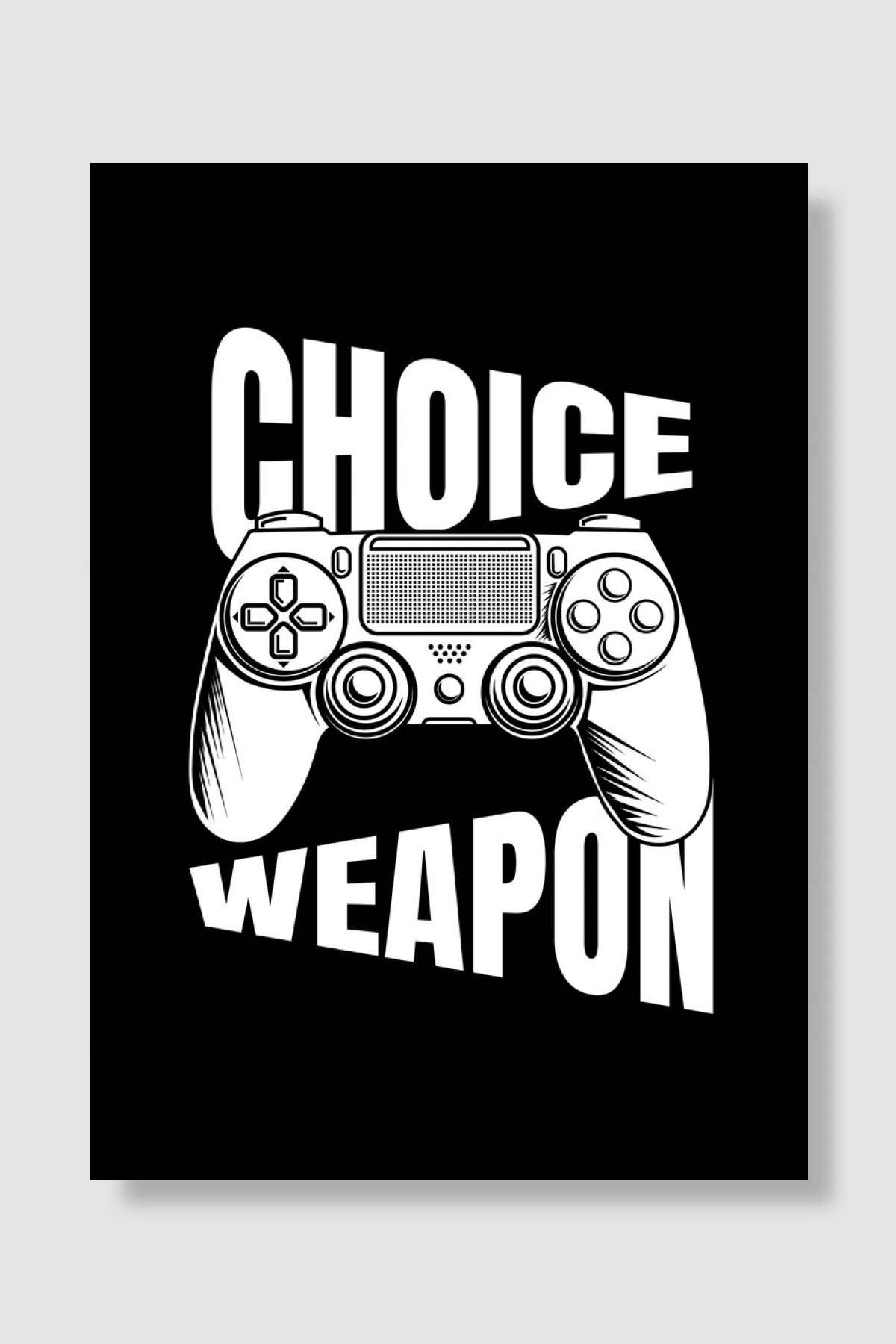 choice weapon Oyun Poster Çerçevesiz Yüksek Kalite Oyun Afiş Duvar Poster