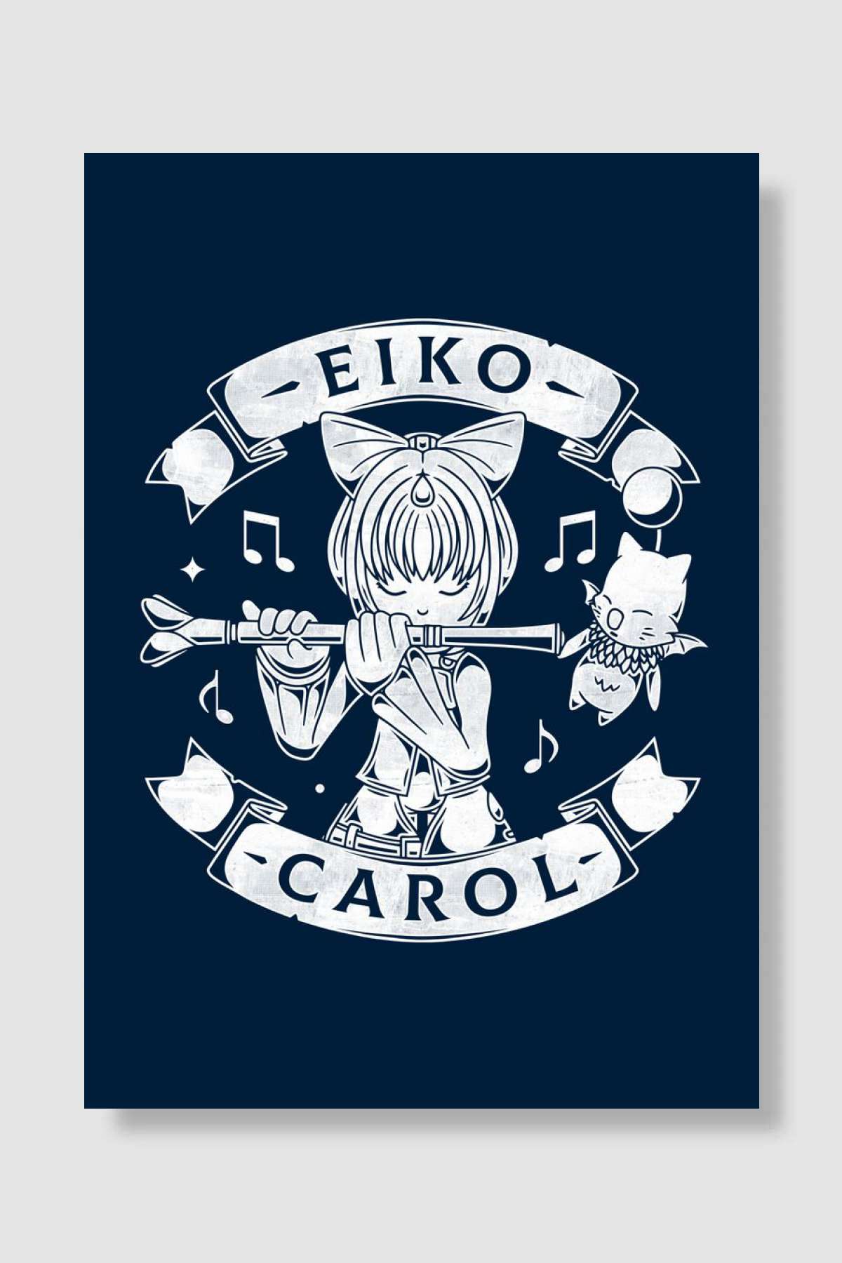 Final Fantasy IX Eiko Art Oyun Poster Çerçevesiz Yüksek Kalite Oyun Afiş Duvar Poster