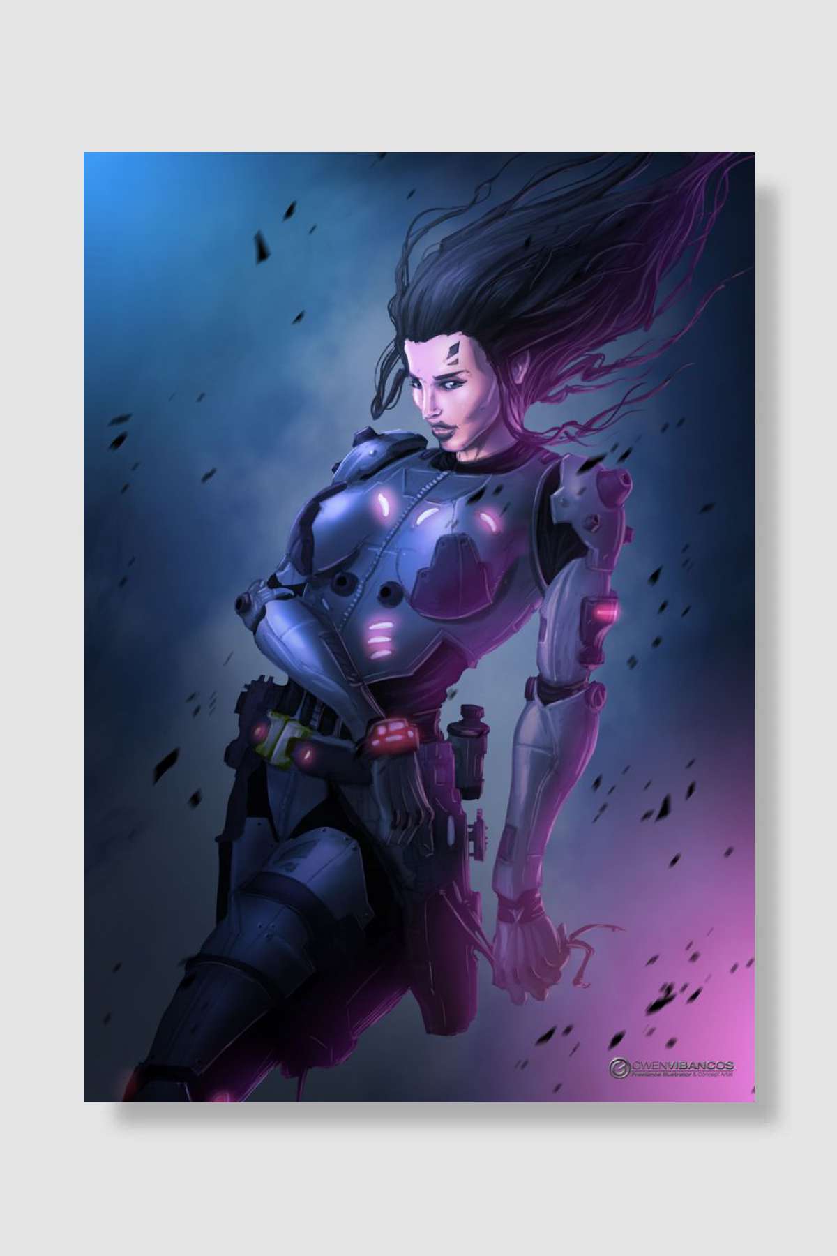 SPACE WOMAN Oyun Poster Çerçevesiz Yüksek Kalite Oyun Afiş Duvar Poster - En İyi Fiyatlarla