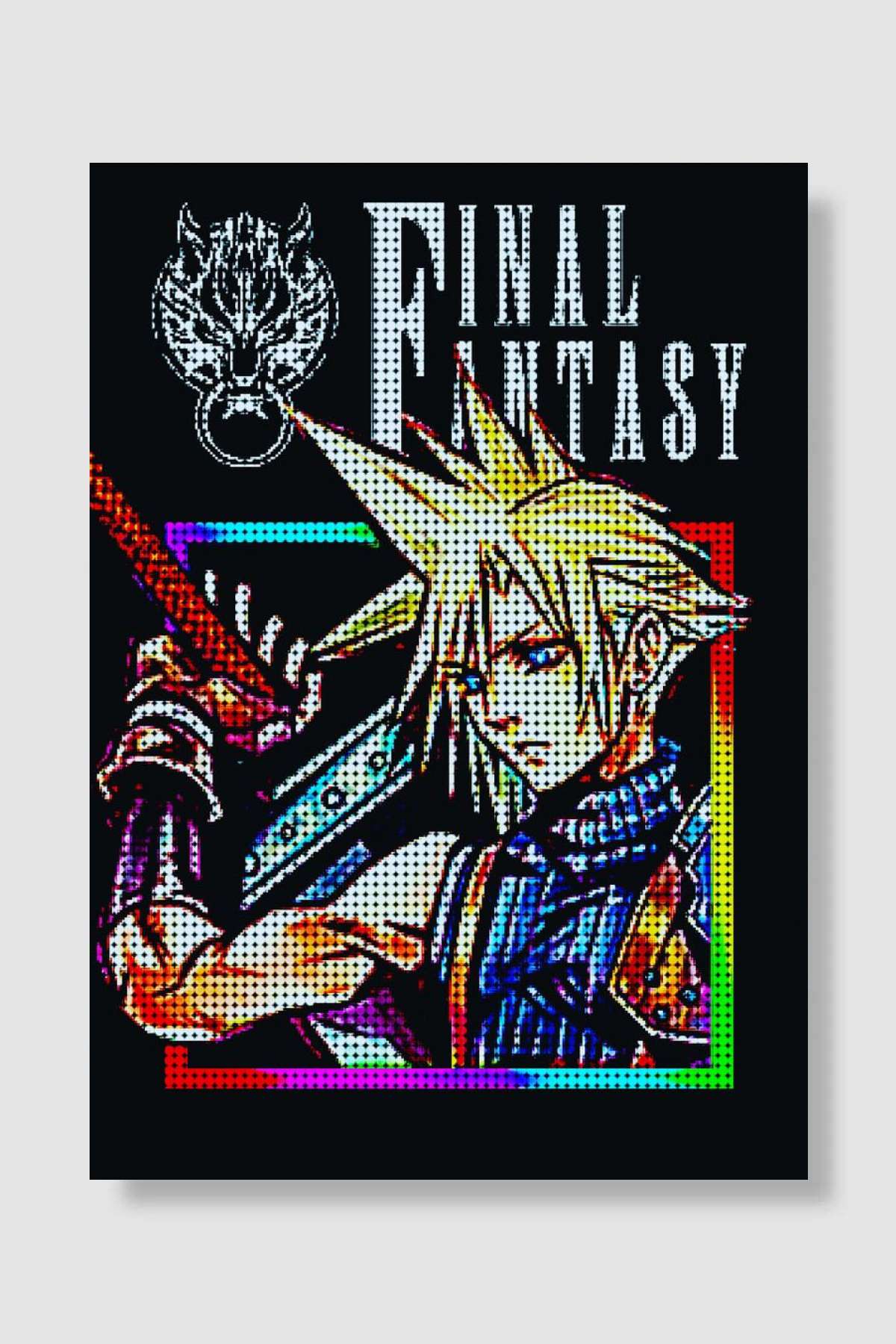 Cloud Oyun Poster Çerçevesiz Yüksek Kalite Oyun Afiş Duvar Poster