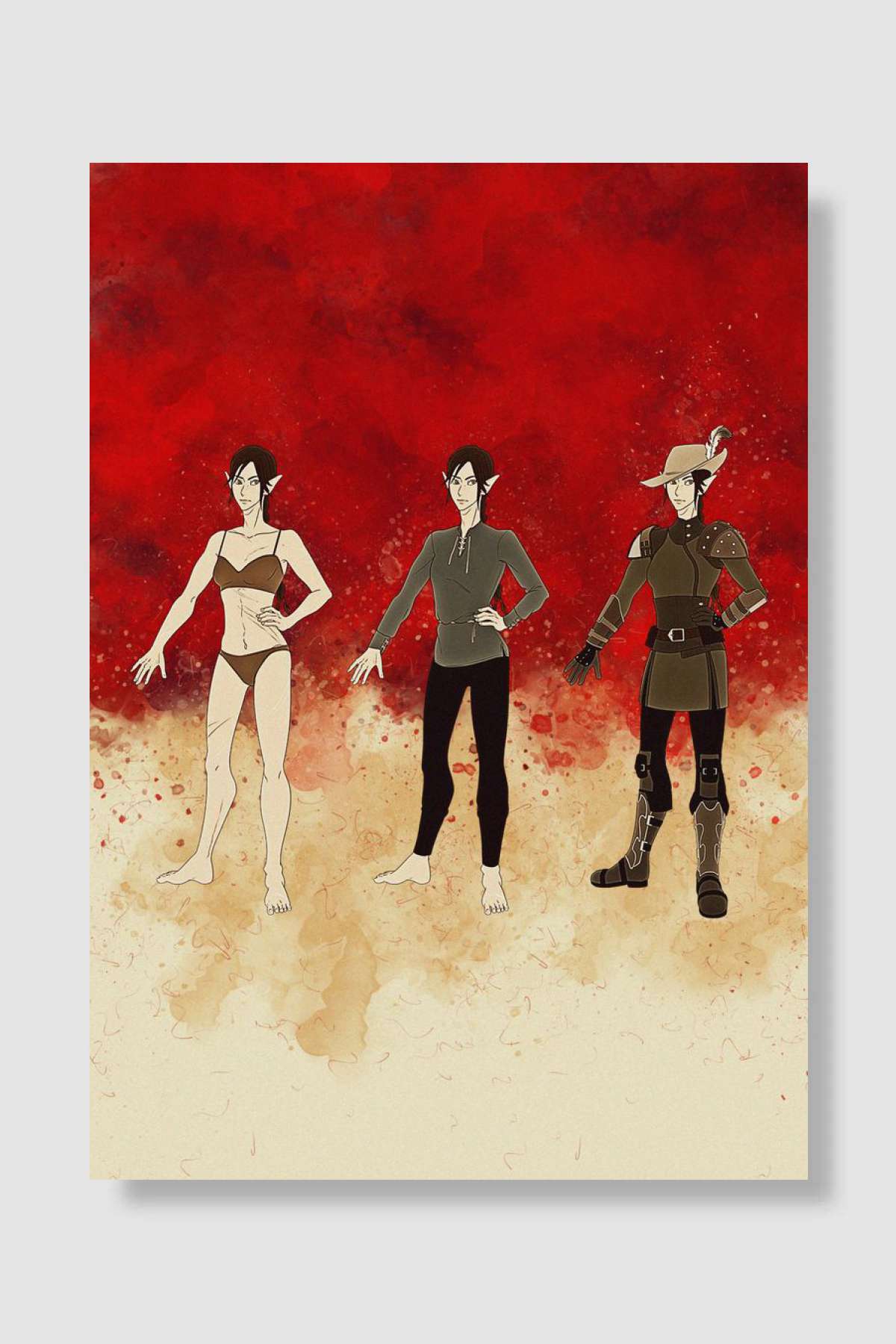 Neverwinter Night series Oyun Poster Çerçevesiz Yüksek Kalite Oyun Afiş Duvar Poster