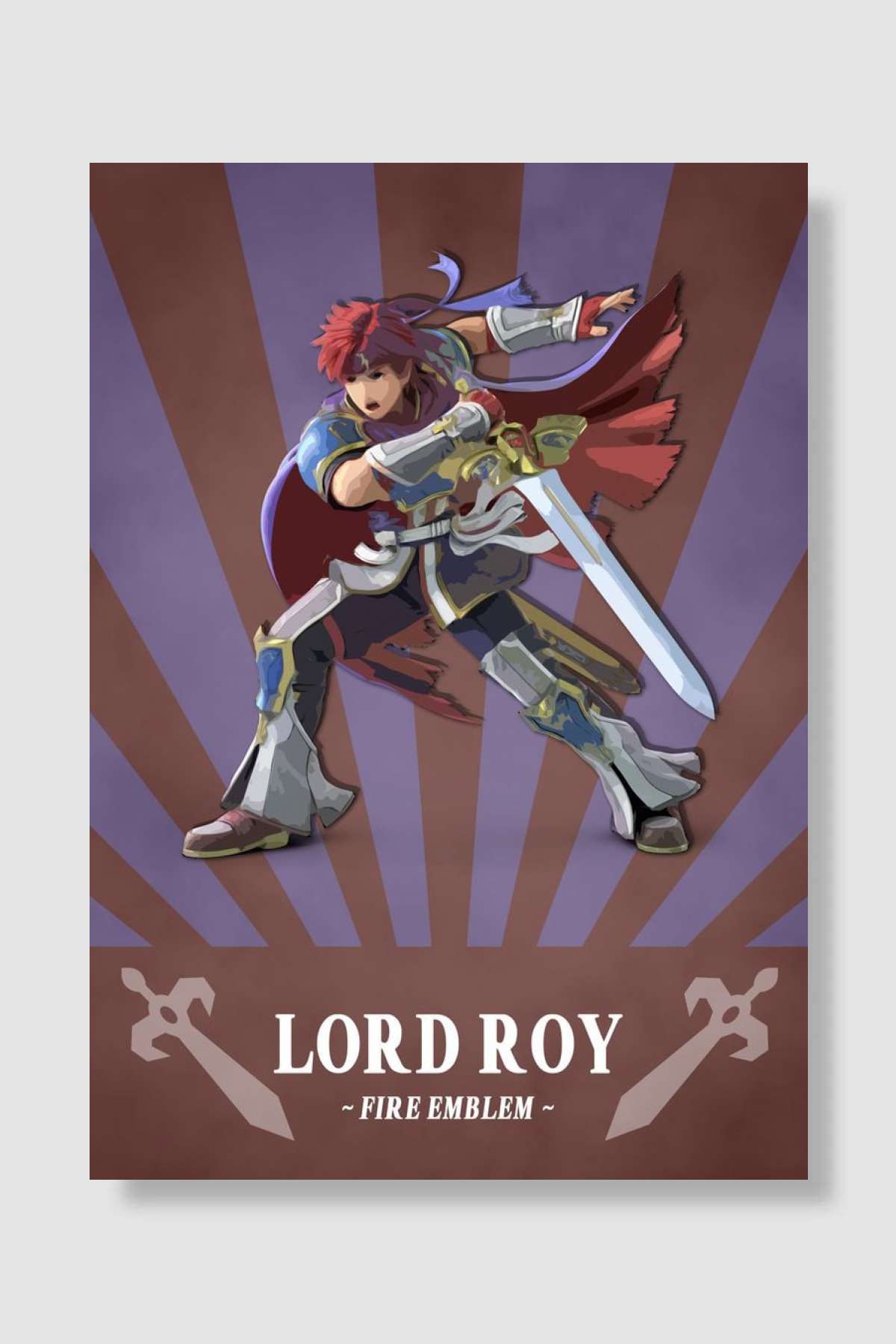 Lord Roy Radial Oyun Poster Çerçevesiz Yüksek Kalite Oyun Afiş Duvar Poster