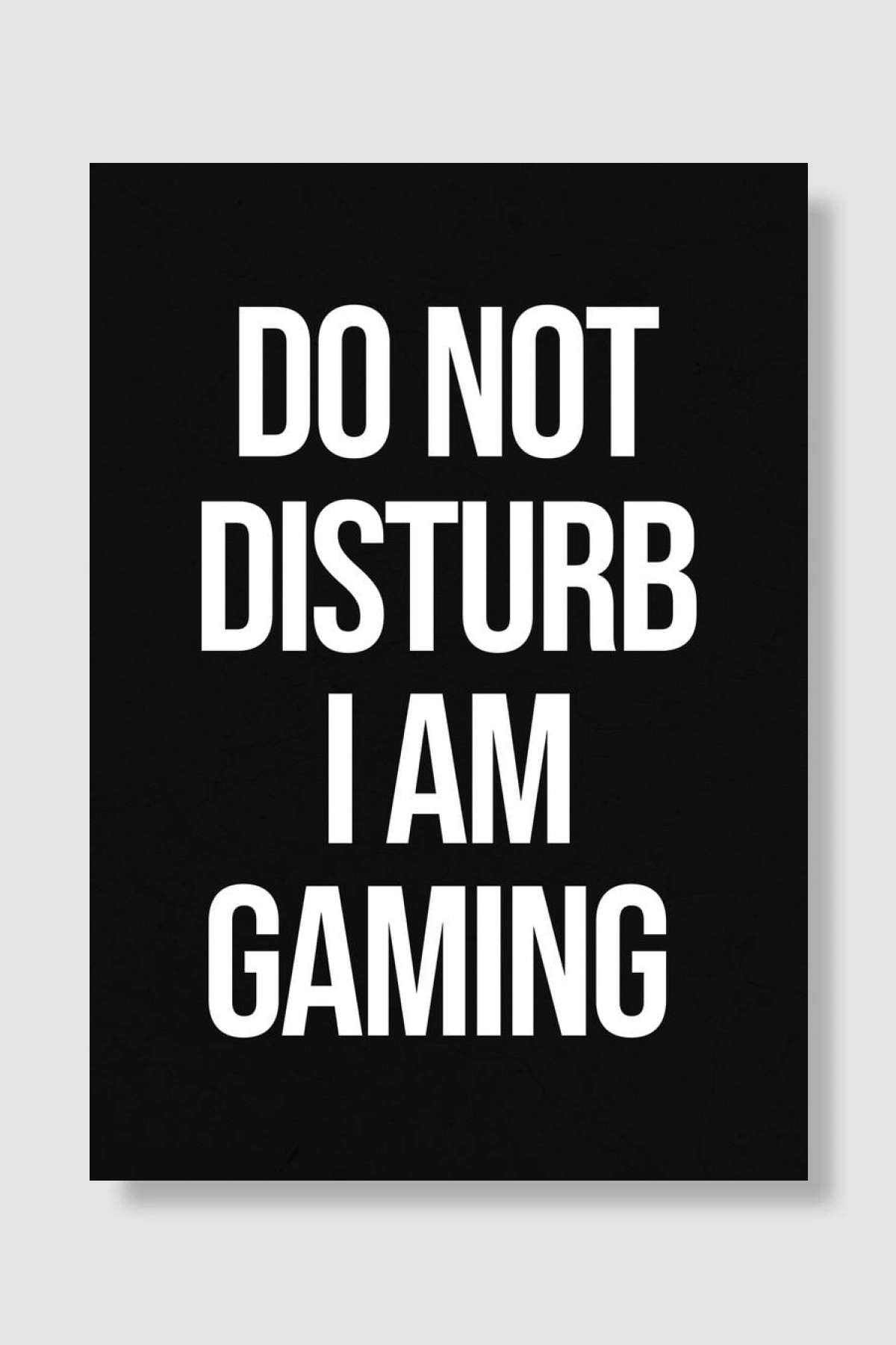Do Not Disturb Oyun Poster Çerçevesiz Yüksek Kalite Oyun Afiş Duvar Poster