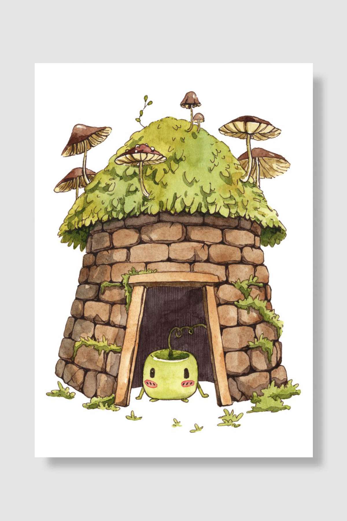 Junimo house Oyun Poster Çerçevesiz Yüksek Kalite Oyun Afiş Duvar Poster