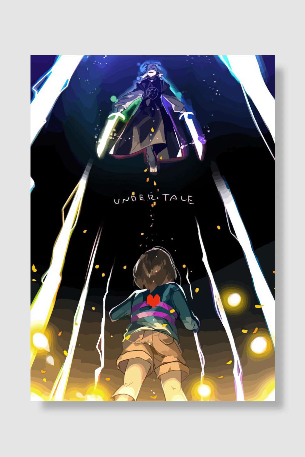 Undertale Oyun Poster Çerçevesiz Yüksek Kalite Oyun Afiş Duvar Poster