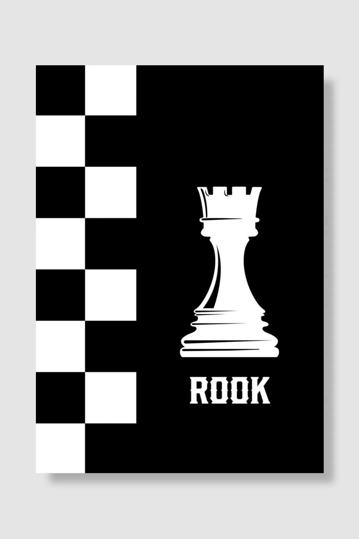 Rook Chess Oyun Poster Çerçevesiz Yüksek Kalite Oyun Afiş Duvar Poster