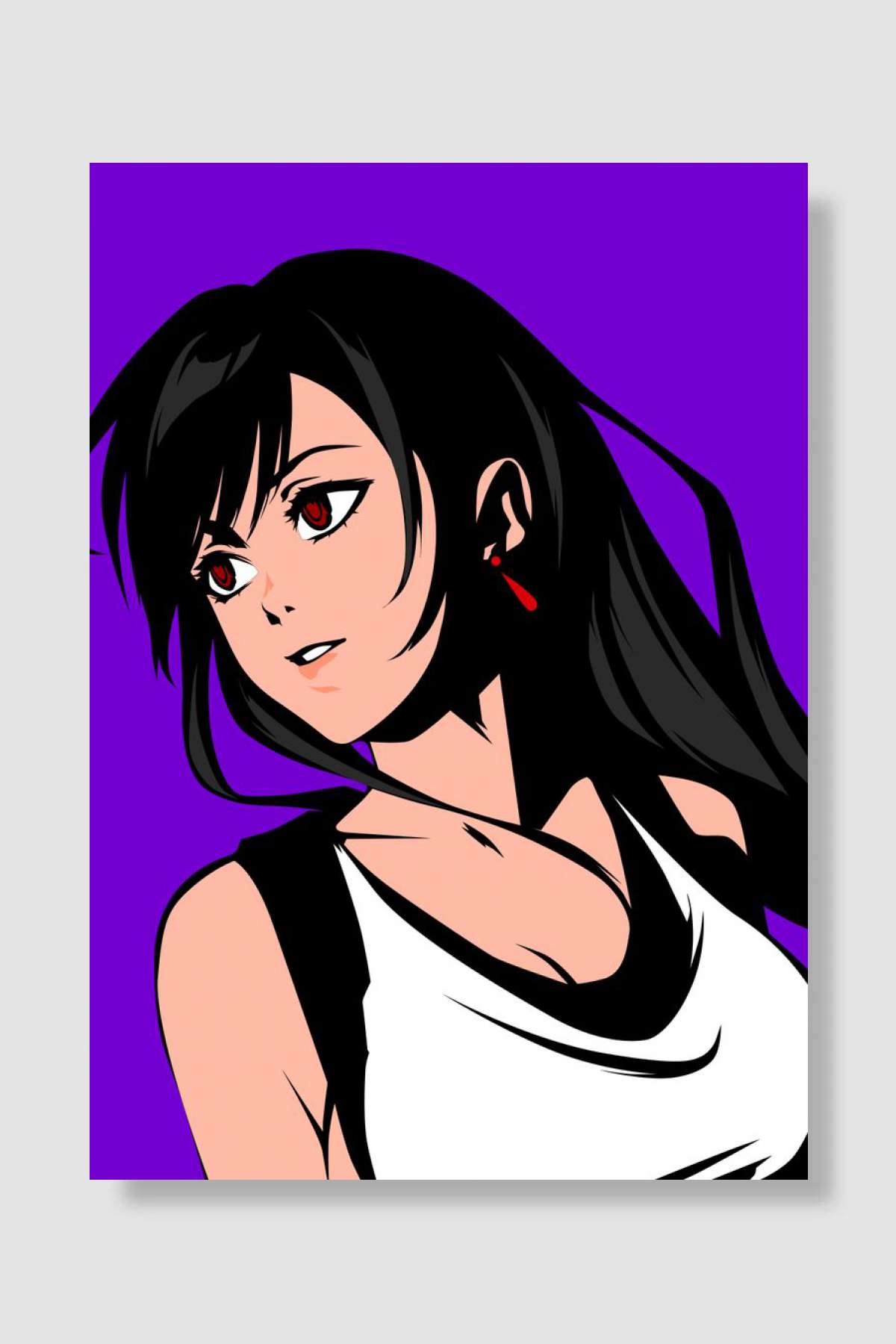 tifa lockhart Oyun Poster Çerçevesiz Yüksek Kalite Oyun Afiş Duvar Poster