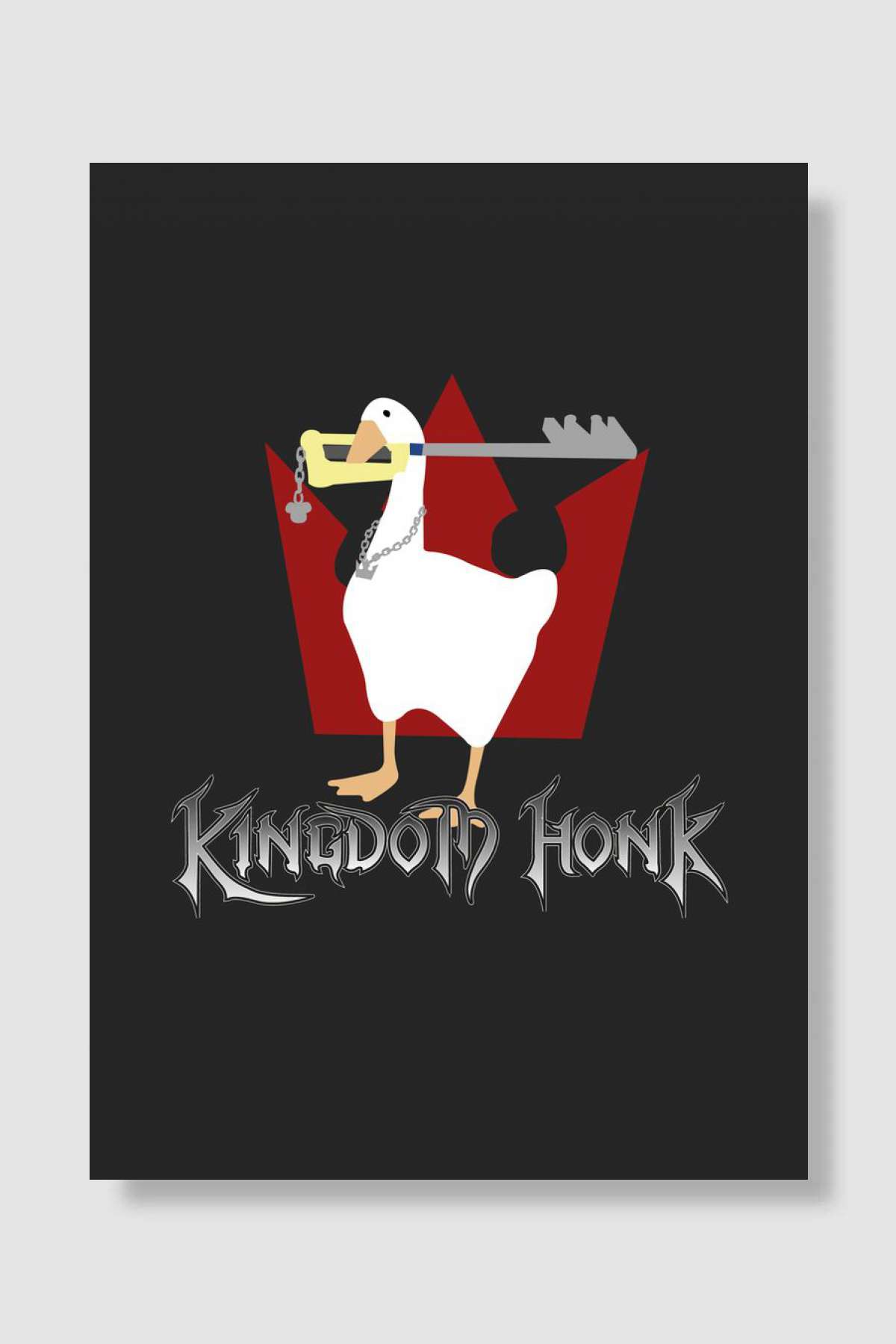 Kingdom Hearts Goose Oyun Poster Çerçevesiz Yüksek Kalite Oyun Afiş Duvar Poster