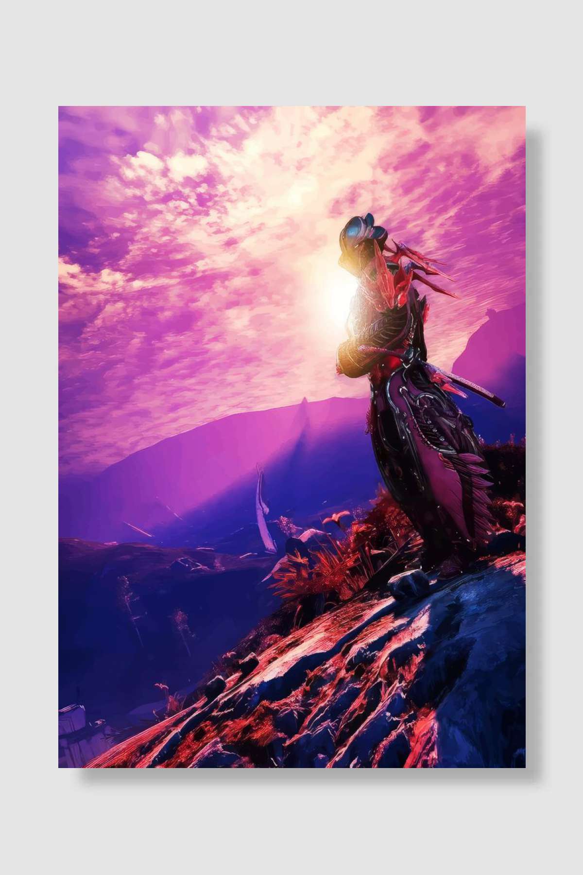 warframe Oyun Poster Çerçevesiz Yüksek Kalite Oyun Afiş Duvar Poster