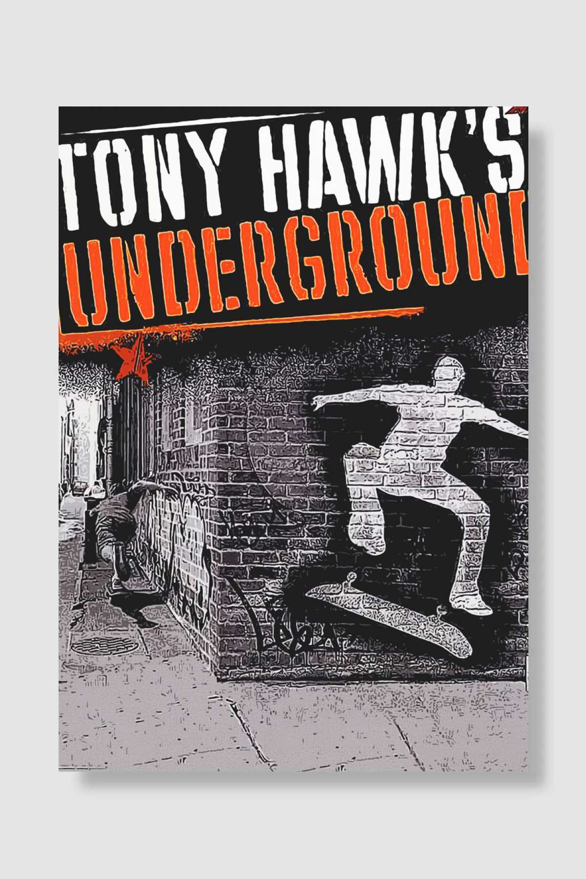 tony hawk Oyun Poster Çerçevesiz Yüksek Kalite Oyun Afiş Duvar Poster