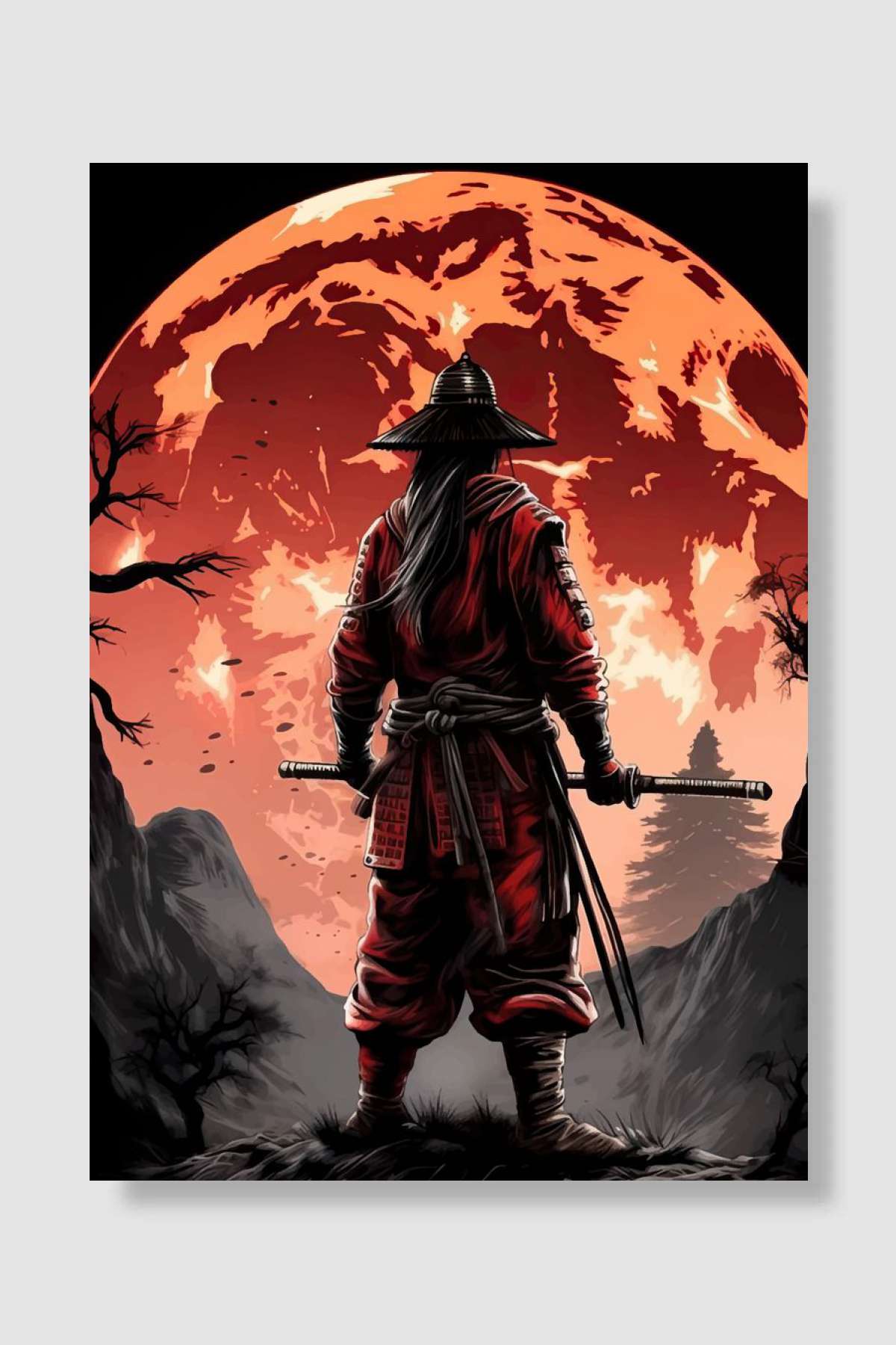 sekiro shadows die twice Oyun Poster Çerçevesiz Yüksek Kalite Oyun Afiş Duvar Poster