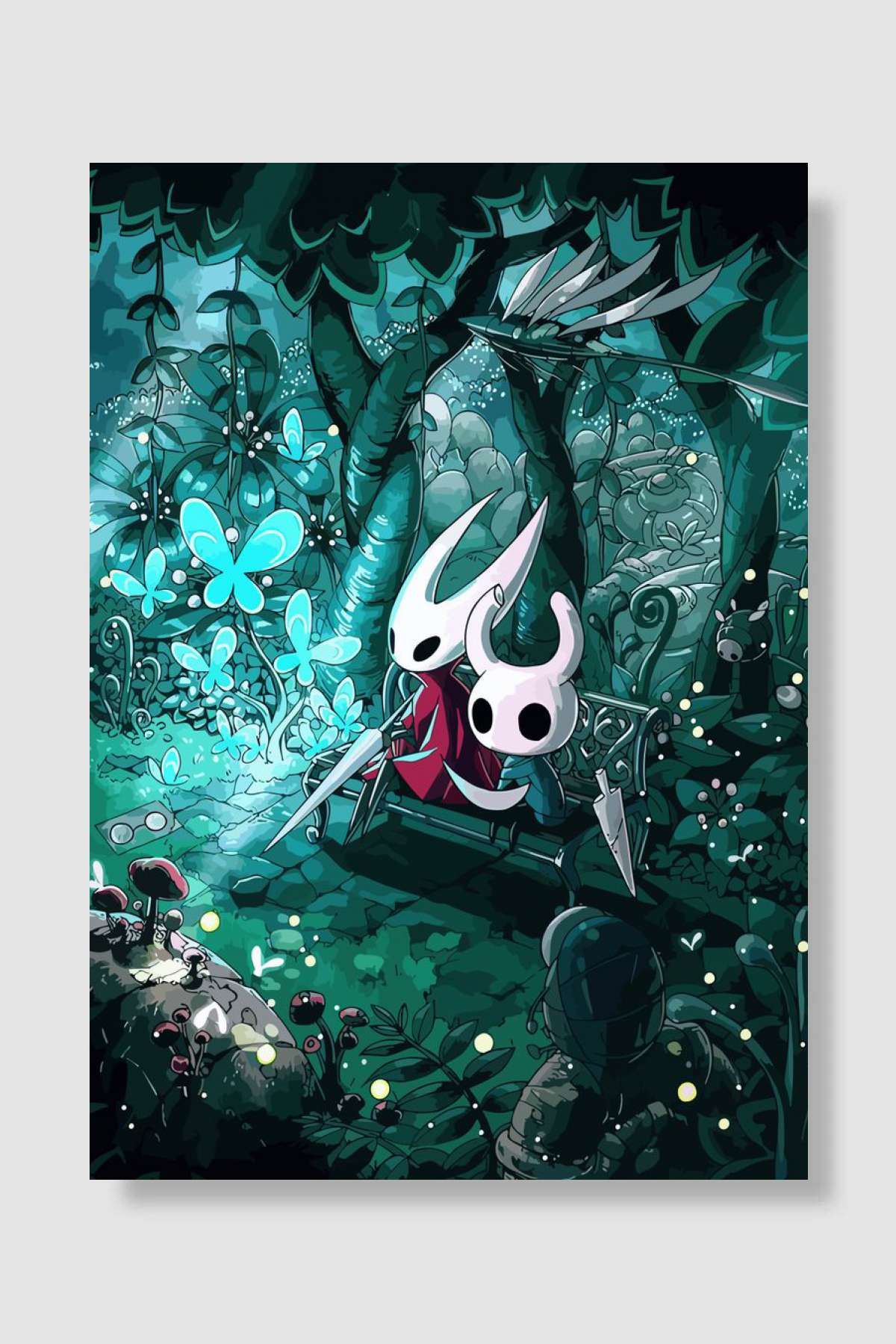 Hollow Knight Oyun Poster Çerçevesiz Yüksek Kalite Oyun Afiş Duvar Poster