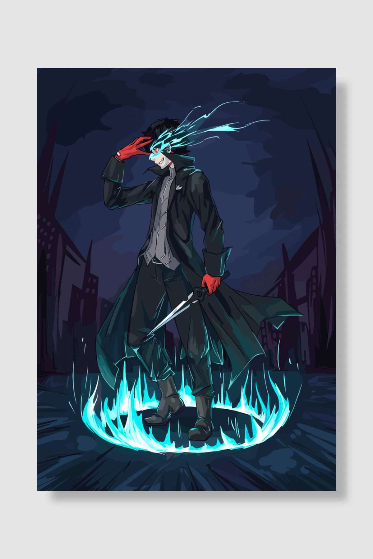 Persona 5 Game Oyun Poster Çerçevesiz Yüksek Kalite Oyun Afiş Duvar Poster - En İyi Fiyatlarla