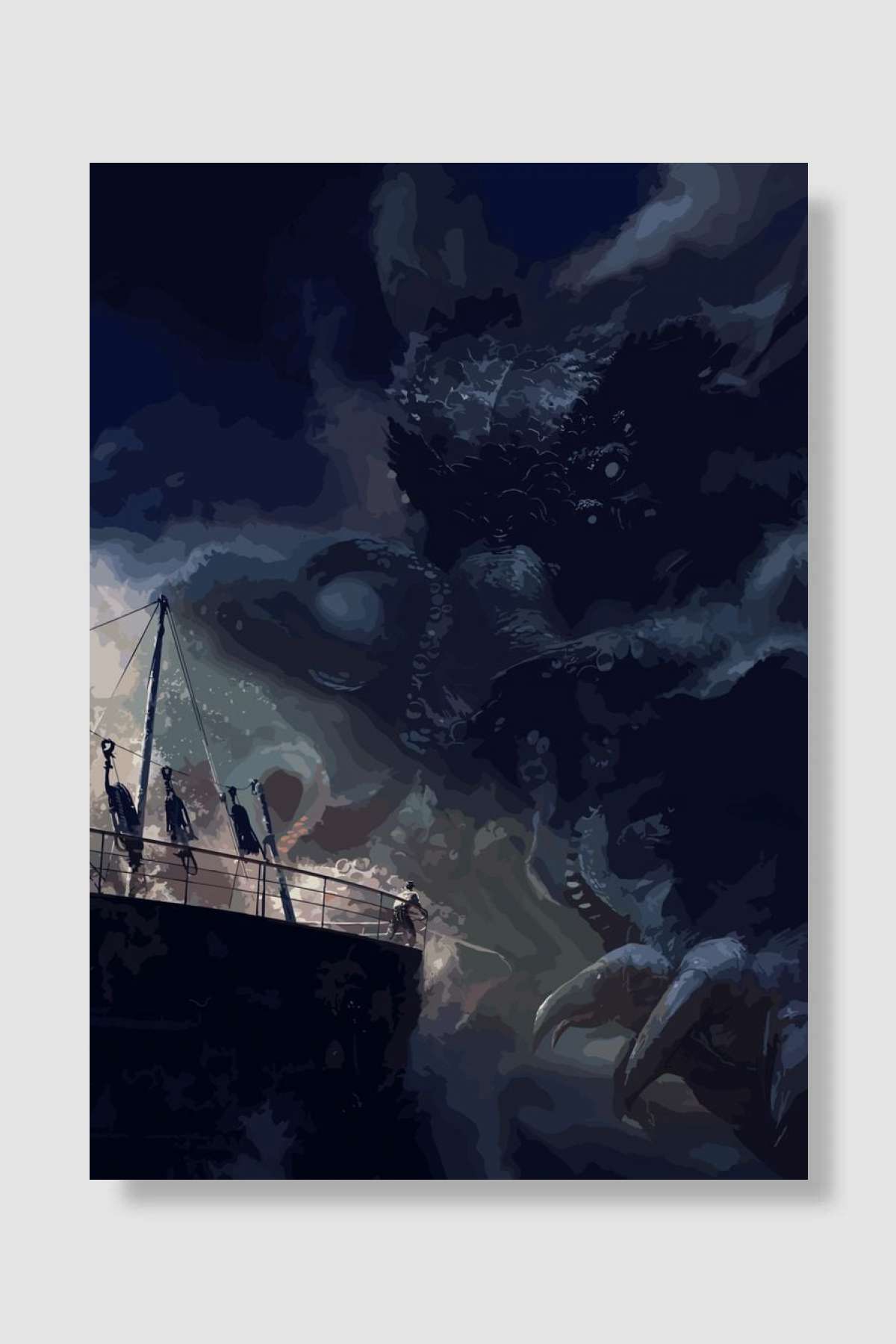 ctulhu Oyun Poster Çerçevesiz Yüksek Kalite Oyun Afiş Duvar Poster